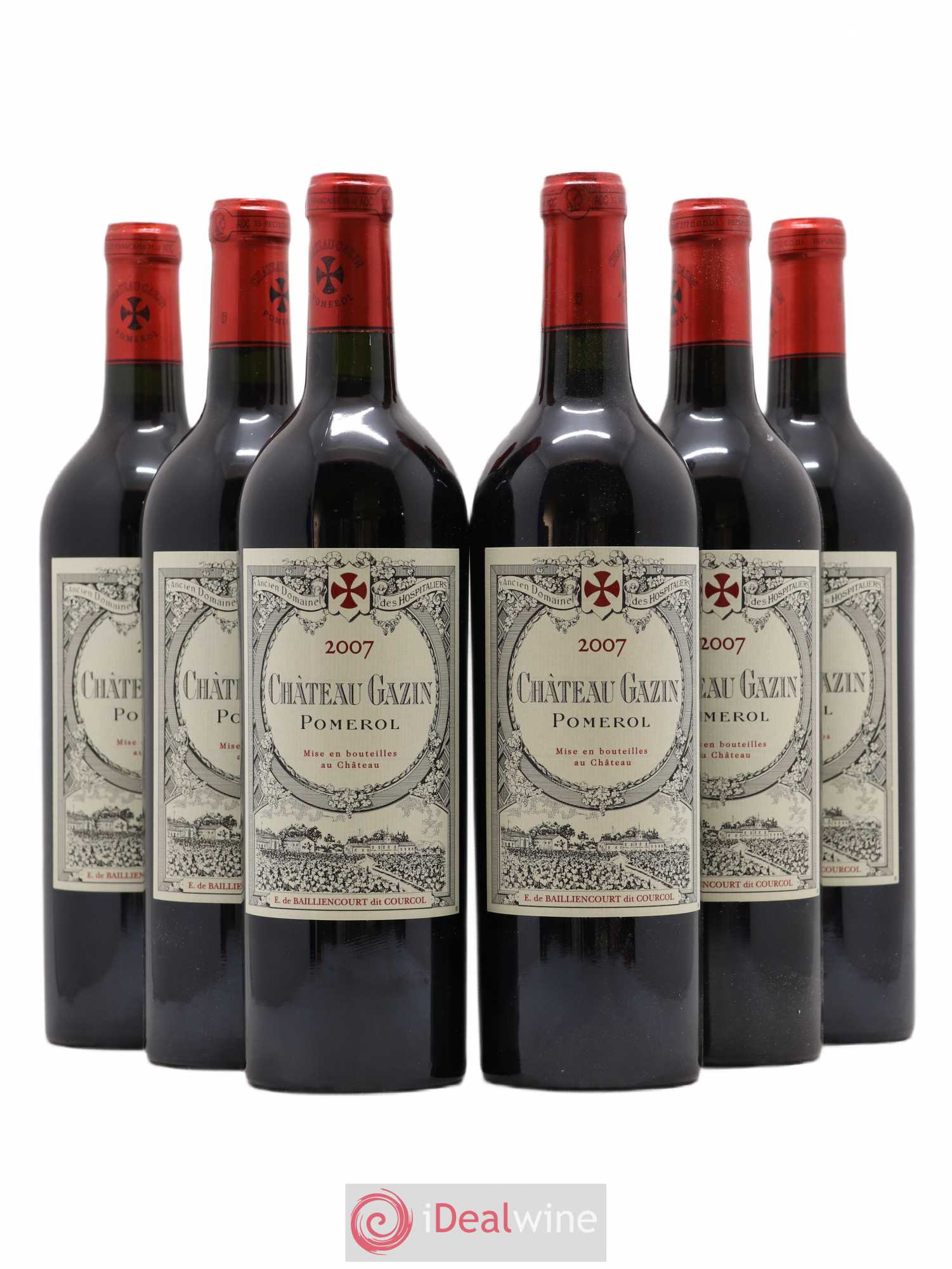 Château Gazin 2007 - Lot de 6 bouteilles - 0