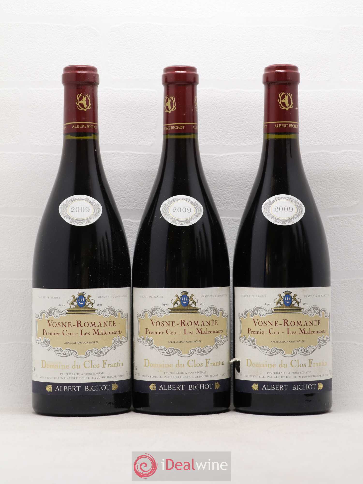 Vosne-Romanée 1er Cru Les Malconsorts Clos Frantin - Albert Bichot 2009 - Lot de 6 bouteilles - 1