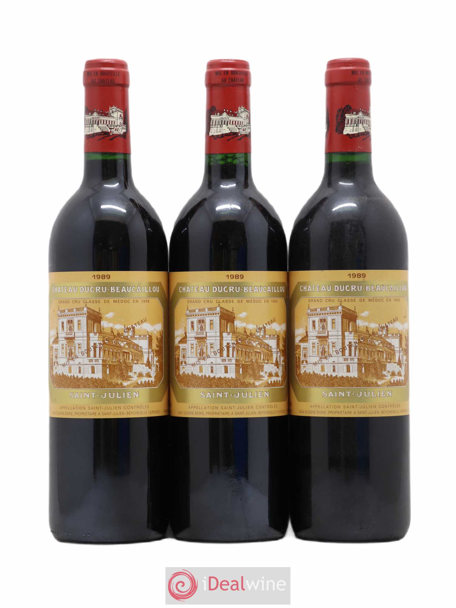 Château Ducru Beaucaillou 2ème Grand Cru Classé 1989 - Lot de 3 bouteilles - 0