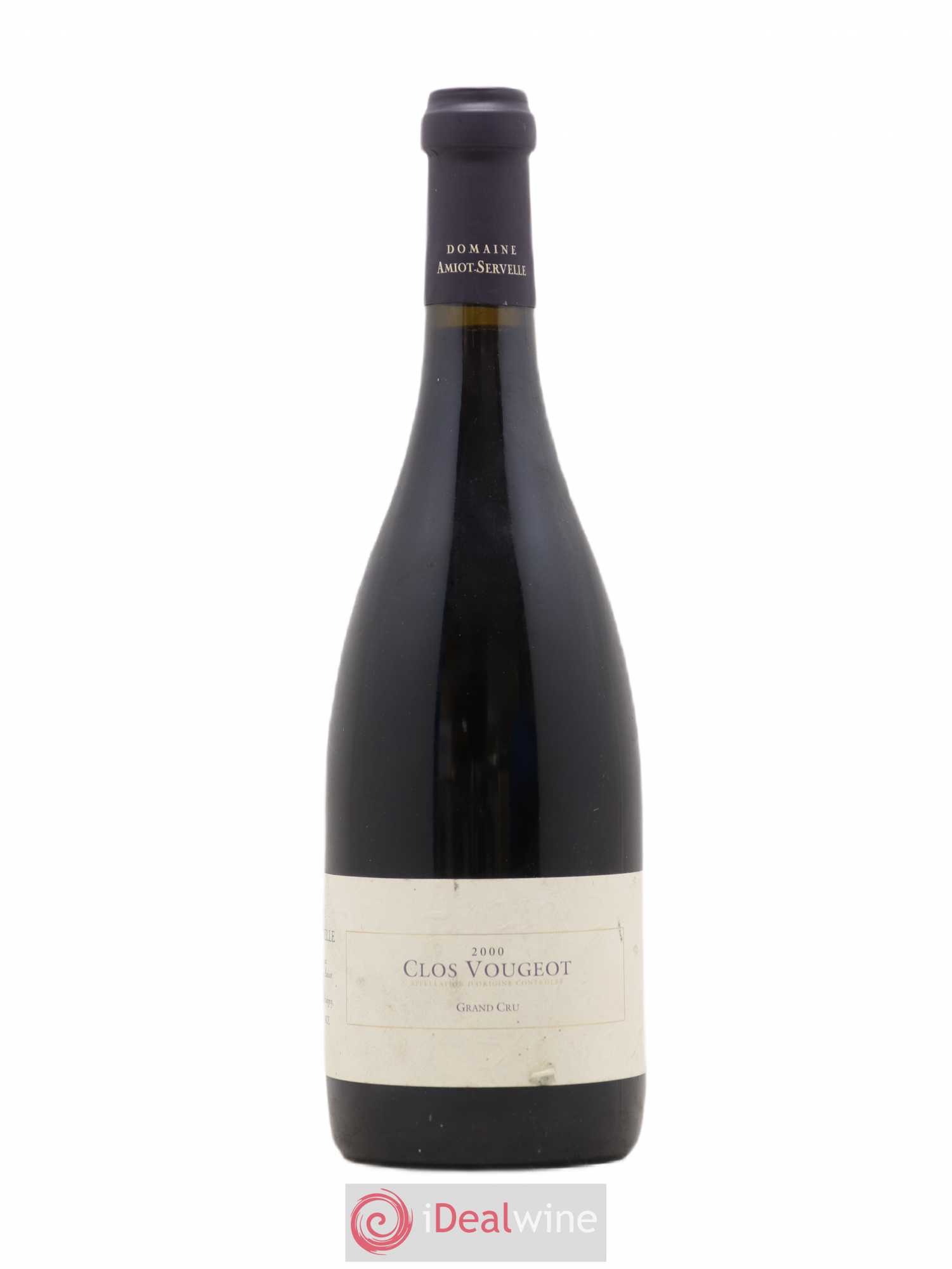 Clos de Vougeot Grand Cru Amiot-Servelle 2000 - Lot de 1 bouteille - 0