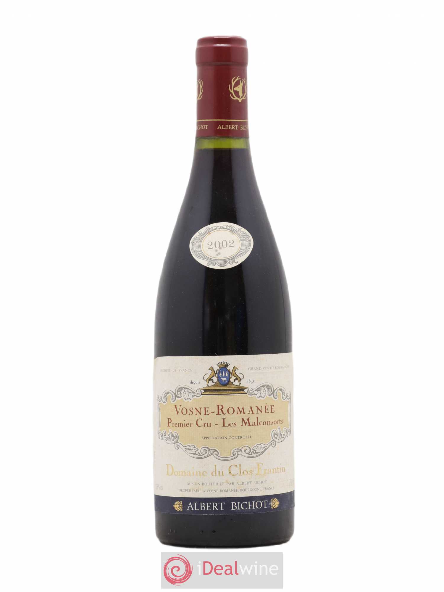 Vosne-Romanée 1er Cru Les Malconsorts Clos Frantin - Albert Bichot 2002 - Lot de 1 bouteille - 0