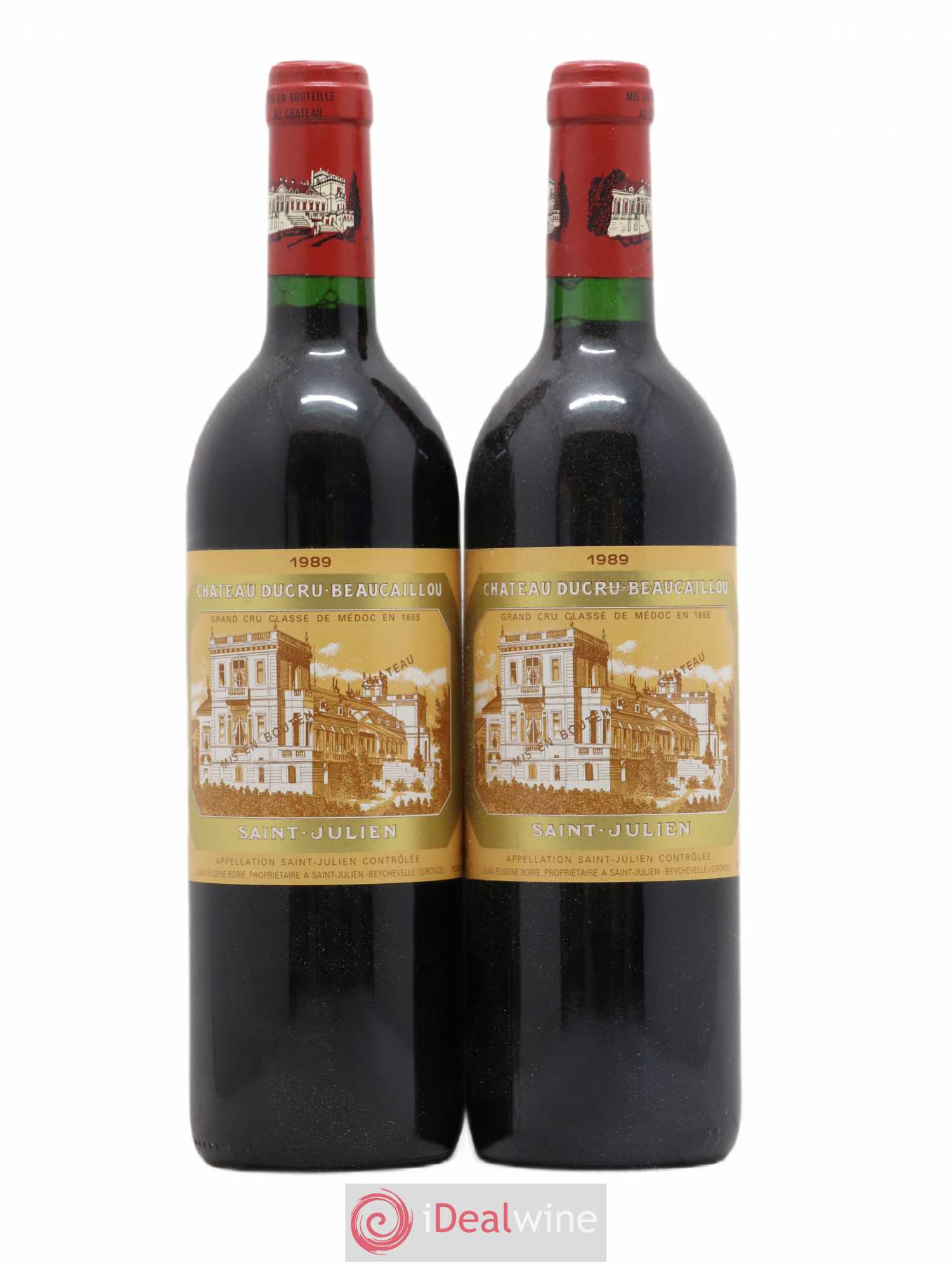 Château Ducru Beaucaillou 2ème Grand Cru Classé 1989 - Lot de 2 bouteilles - 0