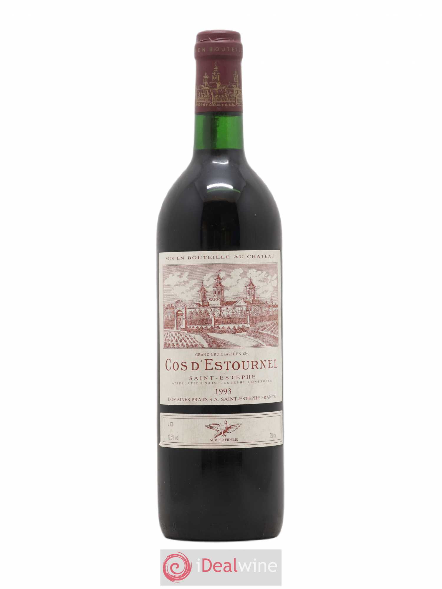 Cos d'Estournel 2ème Grand Cru Classé 1993 - Lot de 1 bouteille - 0