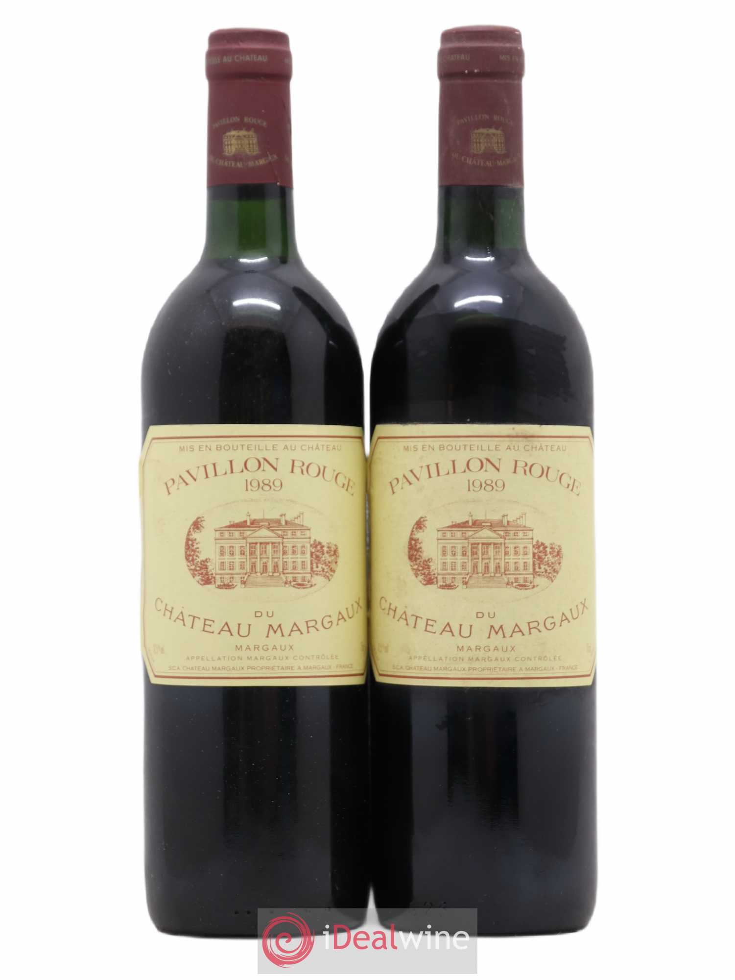 Pavillon Rouge du Château Margaux Second Vin 1989 - Lot de 2 bouteilles - 0