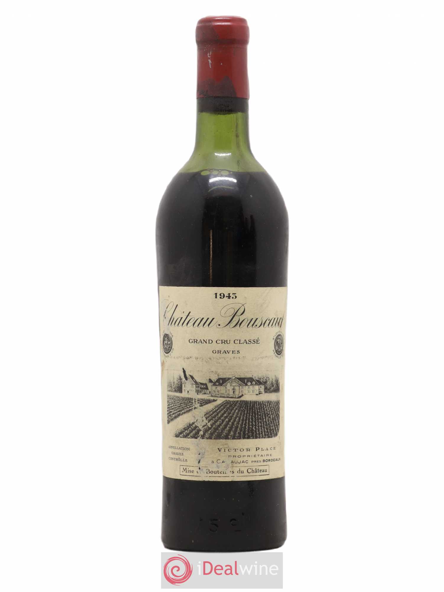 Château Bouscaut Cru Classé de Graves 1943 - Lot de 1 bouteille - 0