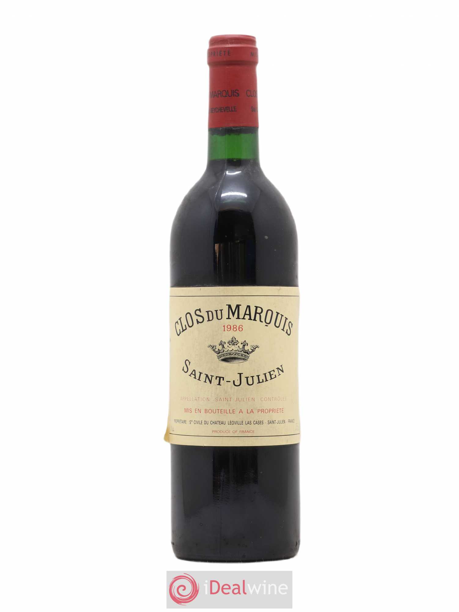 Clos du Marquis 1986 - Lot de 1 bouteille - 0