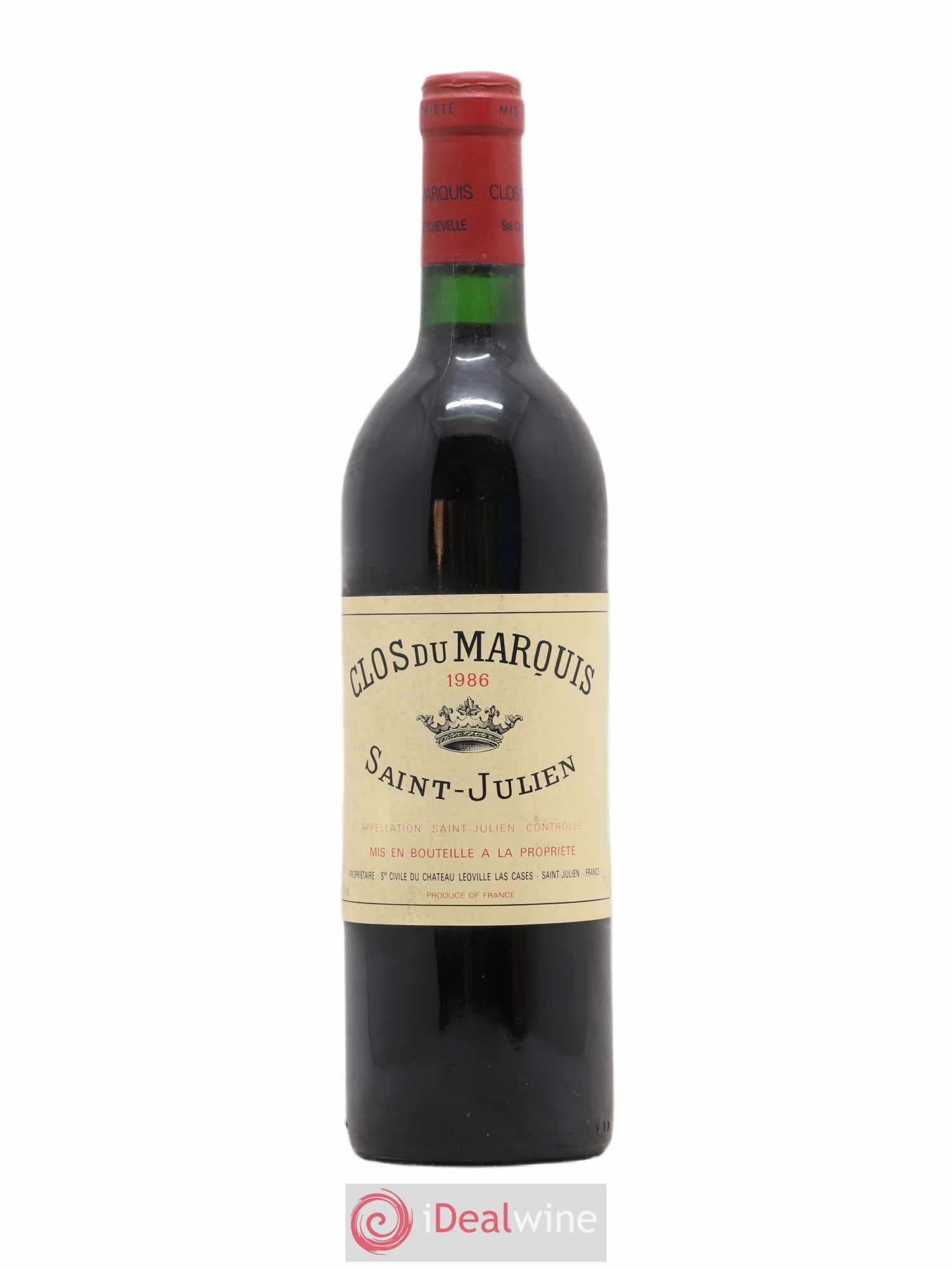 Clos du Marquis 1986 - Lot de 1 bouteille - 0