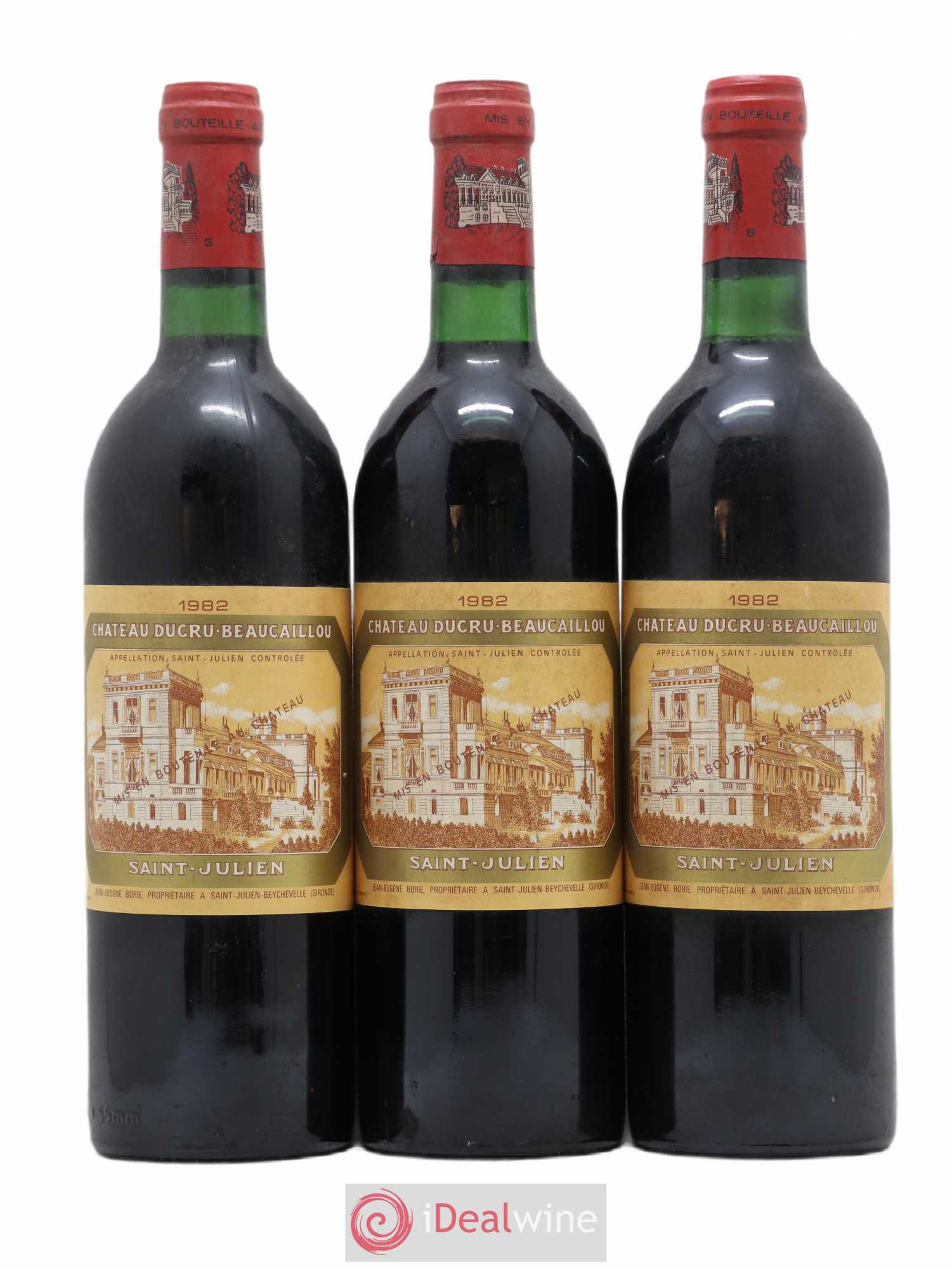 Château Ducru Beaucaillou 2ème Grand Cru Classé 1982 - Lot de 3 bouteilles - 0