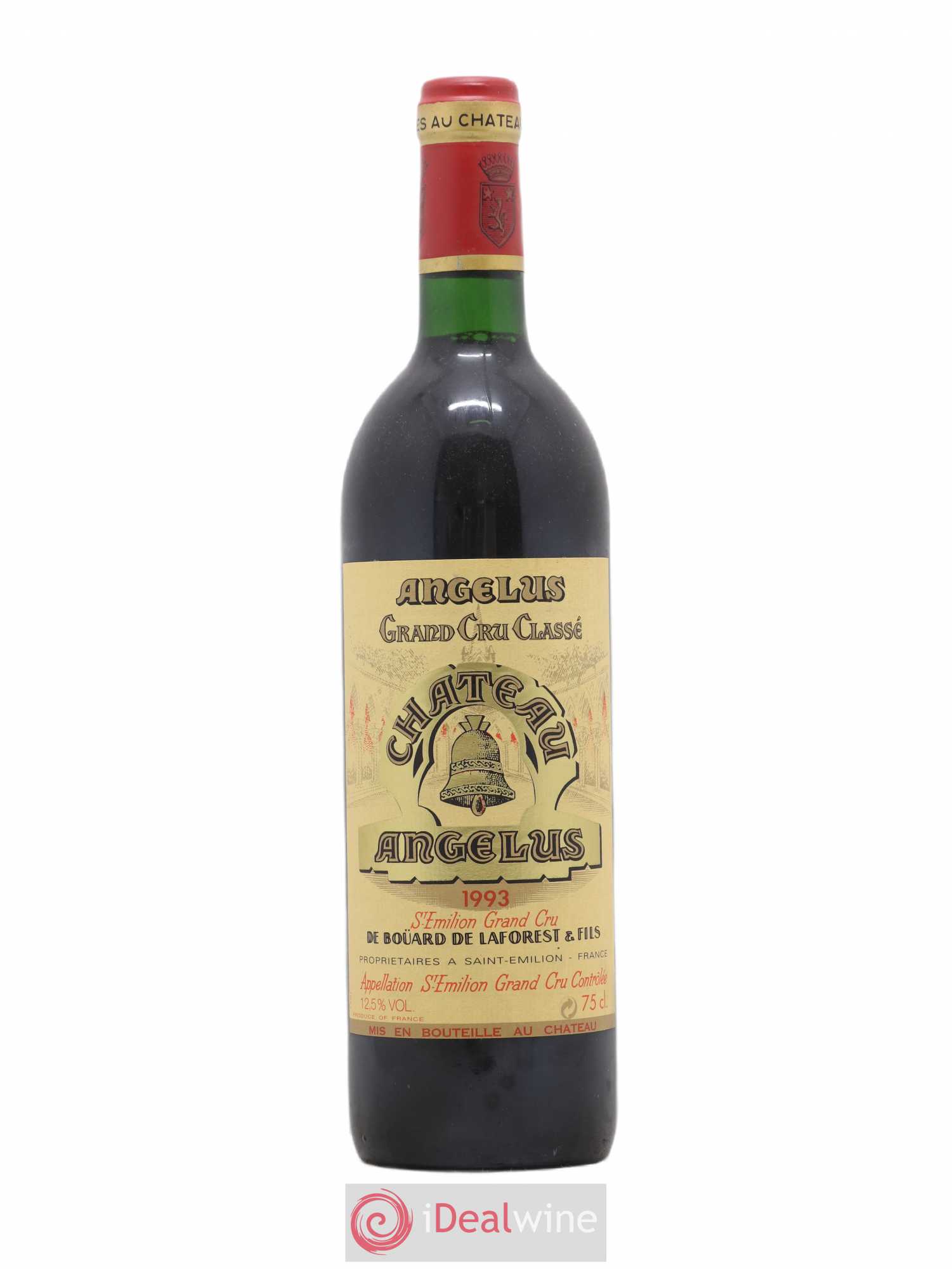 Château Angélus 1er Grand Cru Classé A 1993 - Lot de 1 bouteille - 0