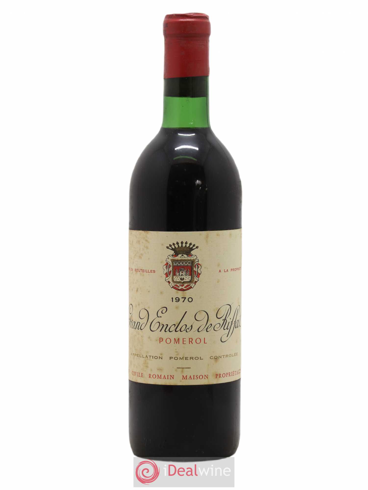 Pomerol Grand Enclos de Riffat 1970 - Posten von 1 Flasche - 0