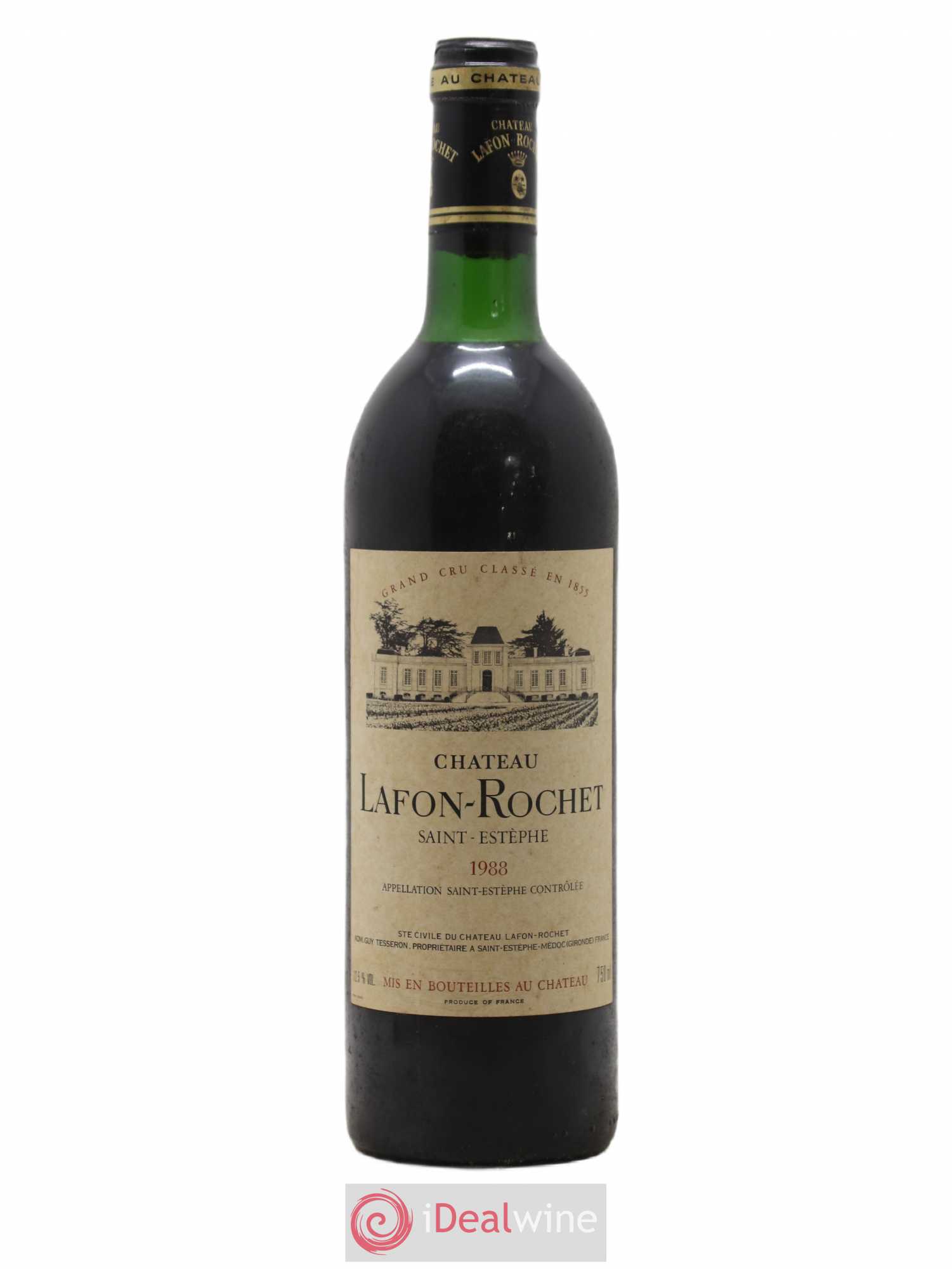 Château Lafon Rochet 4ème Grand Cru Classé 1988 - Lot de 1 bouteille - 0