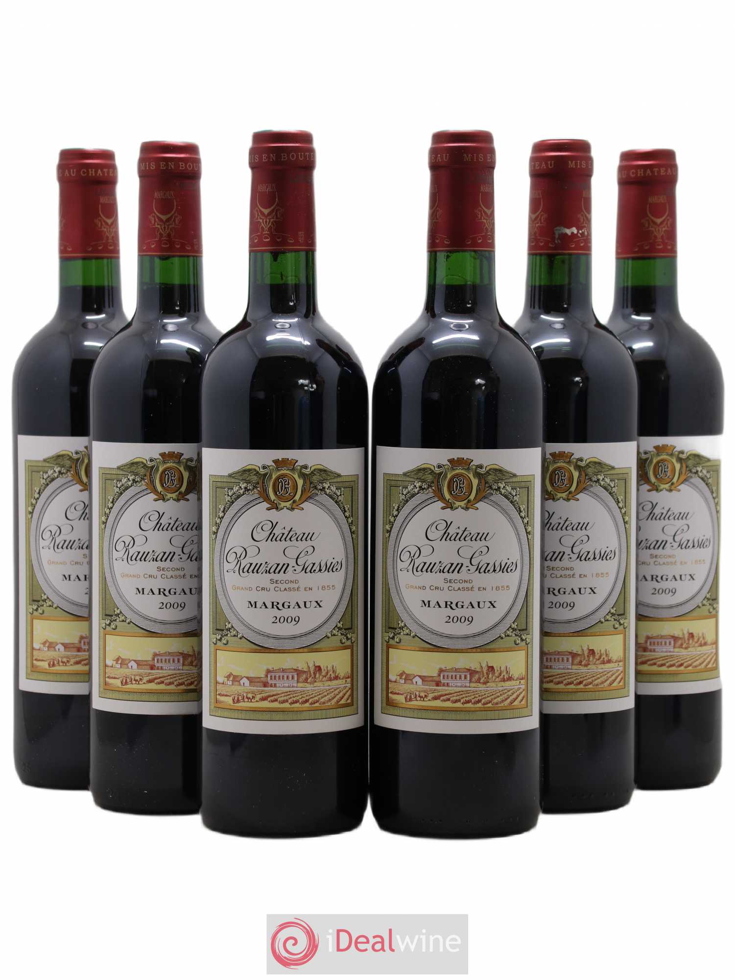 Château Rauzan-Gassies 2ème Grand Cru Classé 2009 - Lot de 6 bouteilles - 0