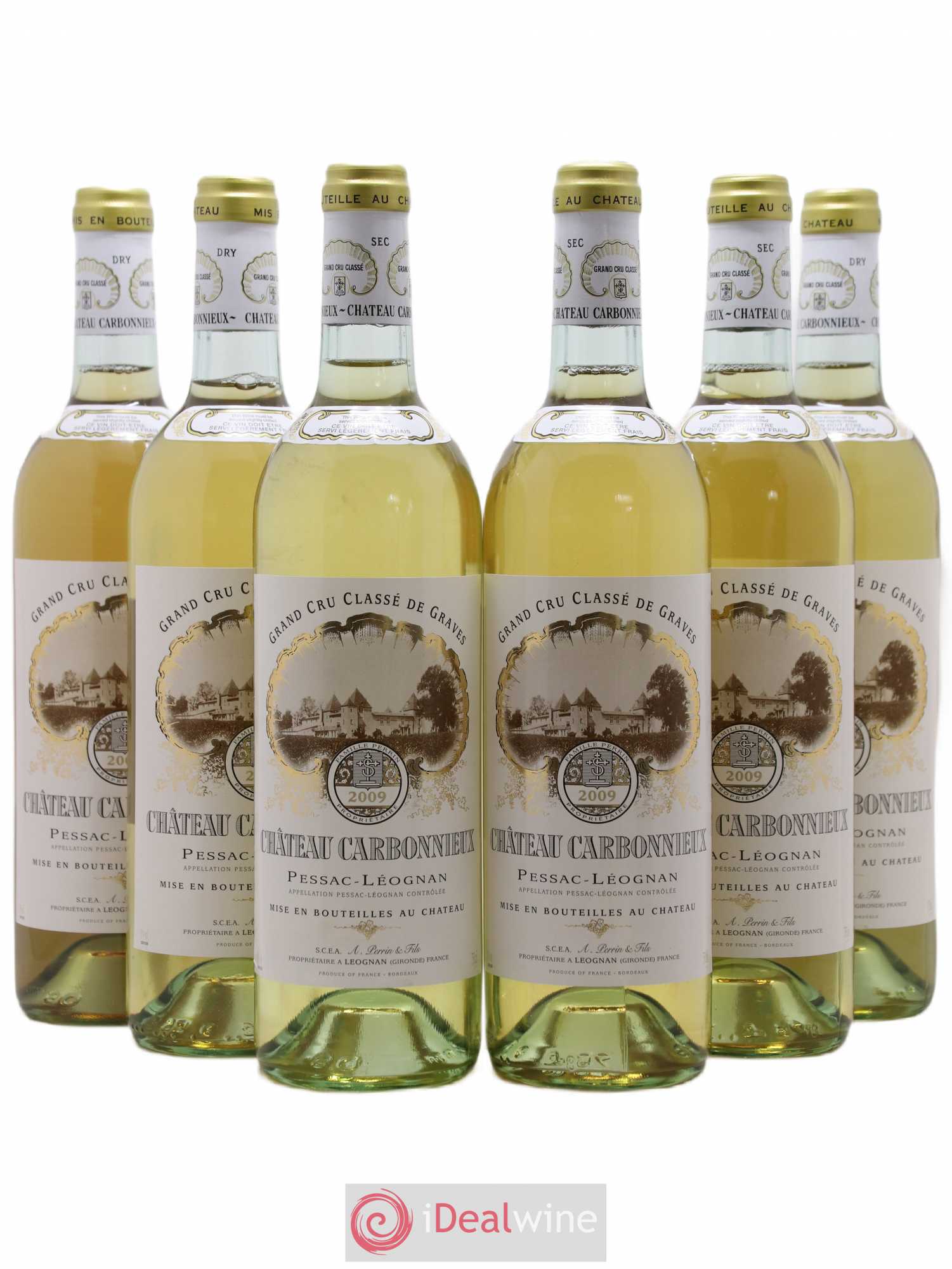 Château Carbonnieux Cru Classé de Graves 2009 - Lot de 6 bouteilles - 0