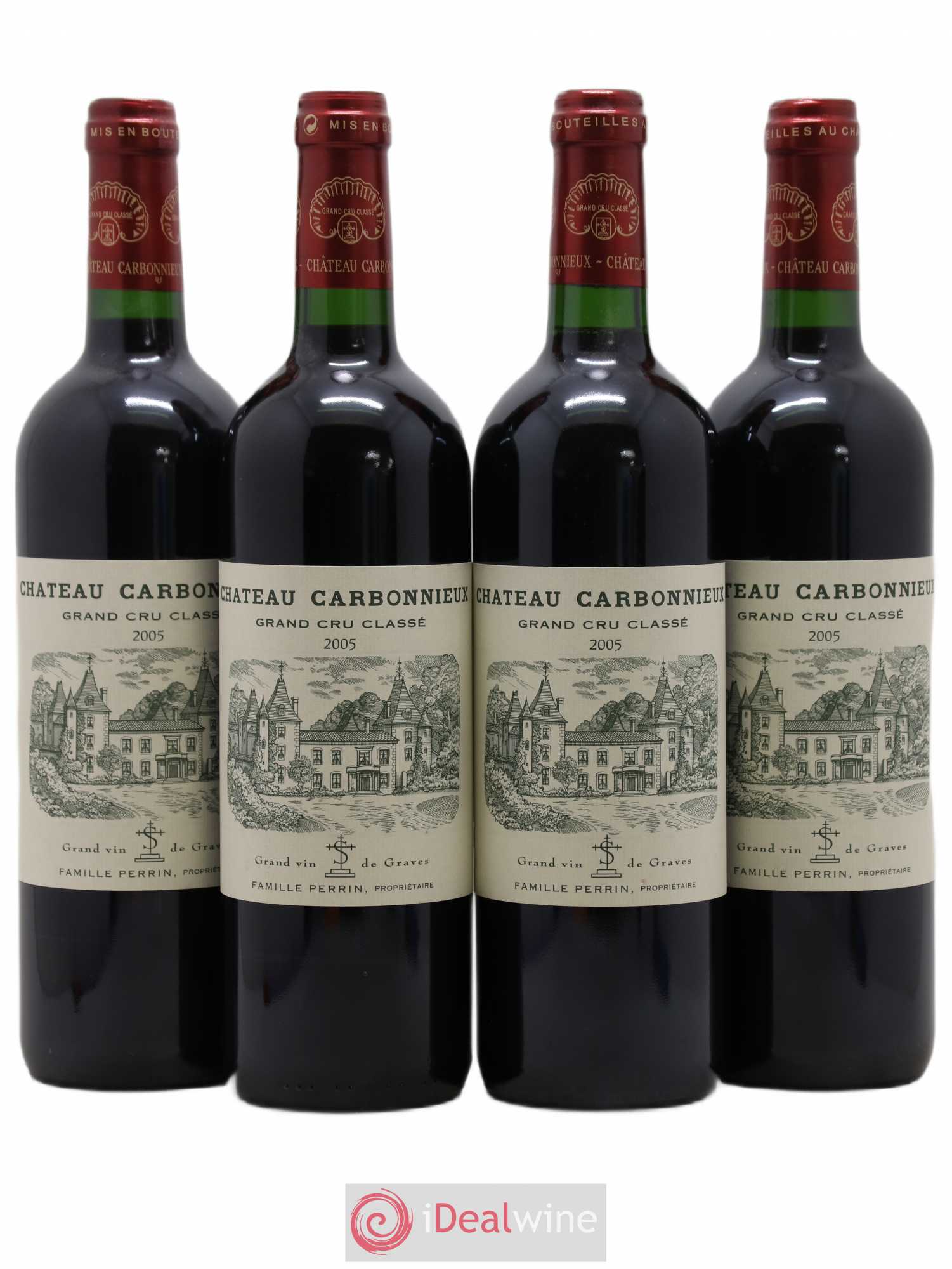 Château Carbonnieux Cru Classé de Graves 2005 - Lot de 4 bouteilles - 0