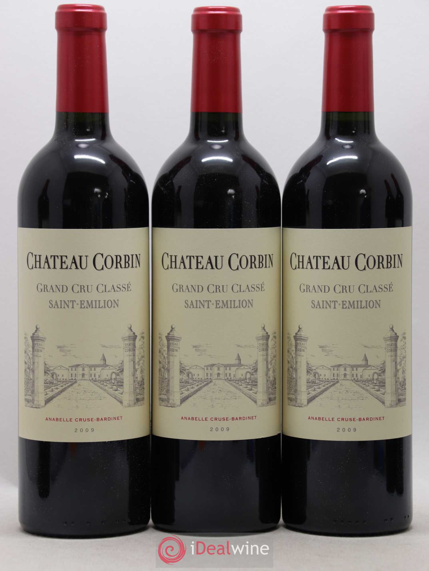 Château Corbin Grand Cru Classé 2009 - Lot de 6 bouteilles - 1