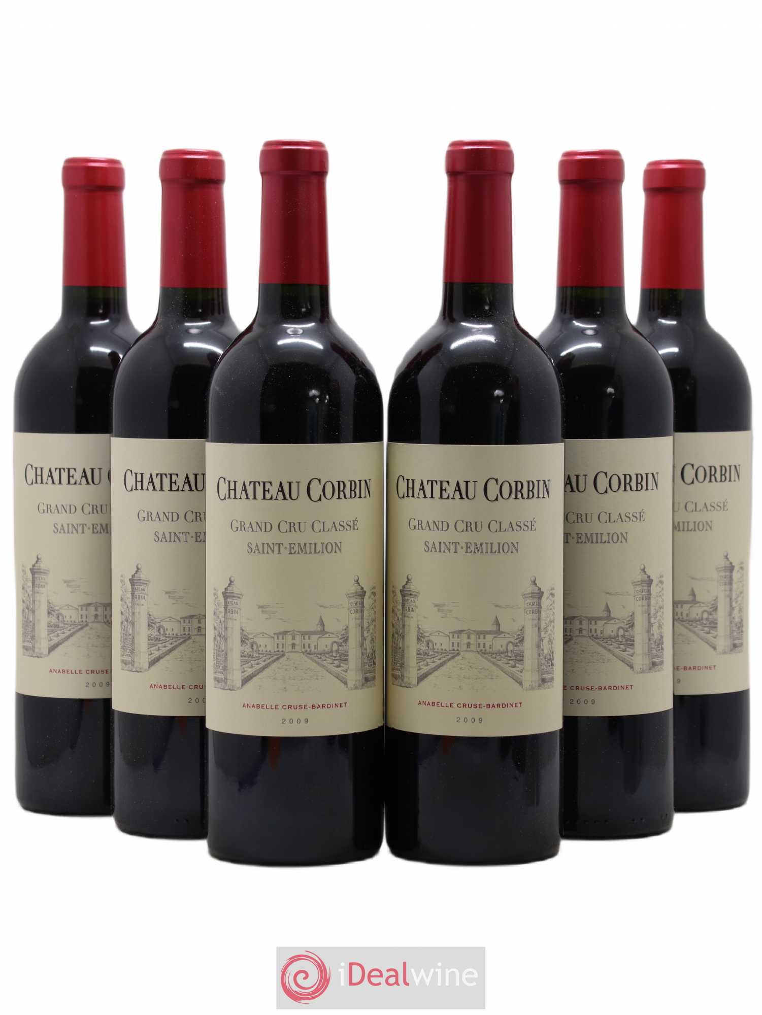 Château Corbin Grand Cru Classé 2009 - Lot de 6 bouteilles - 0