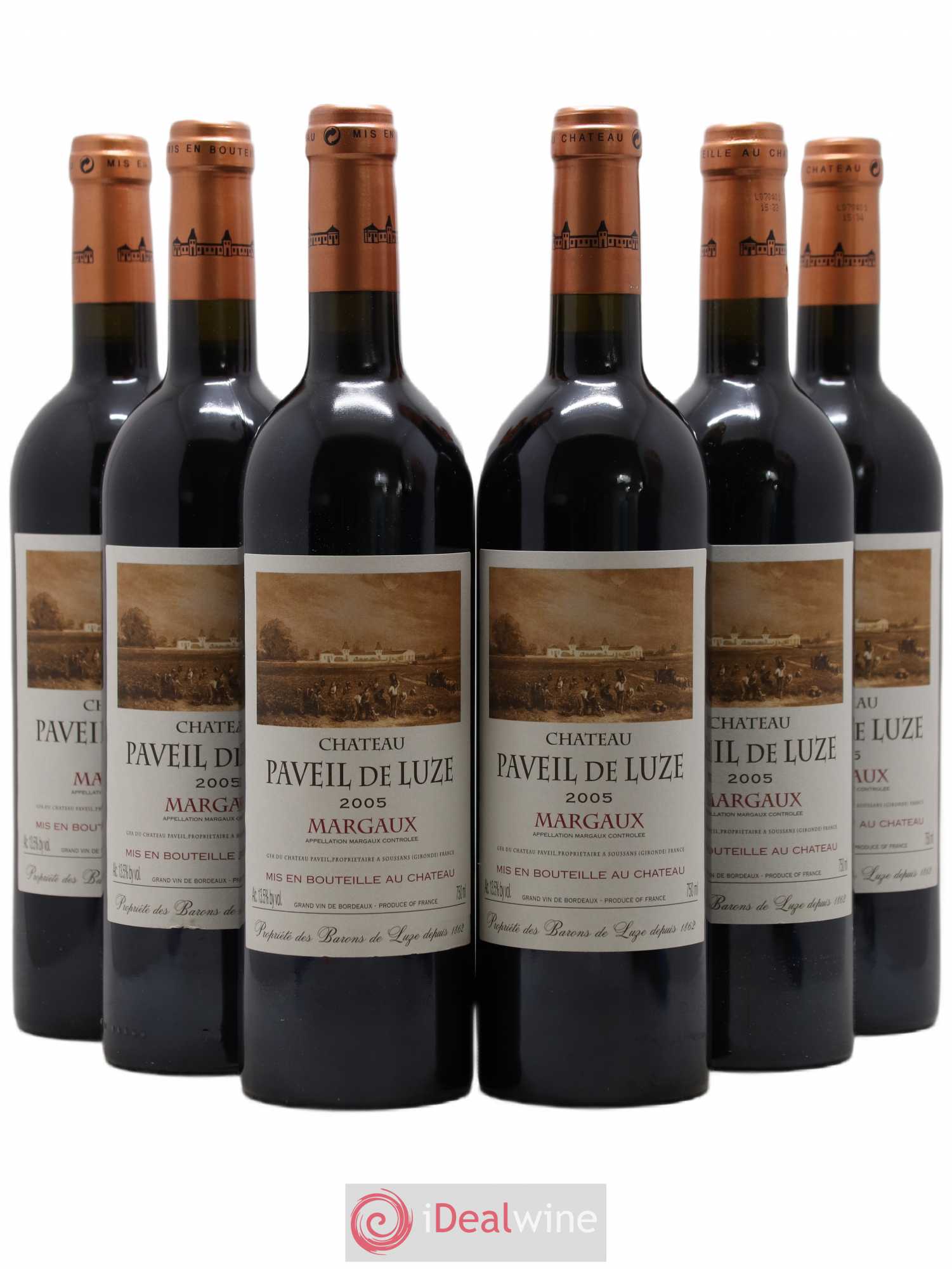 Château Paveil de Luze Cru Bourgeois 2005 - Lot de 6 bouteilles - 0