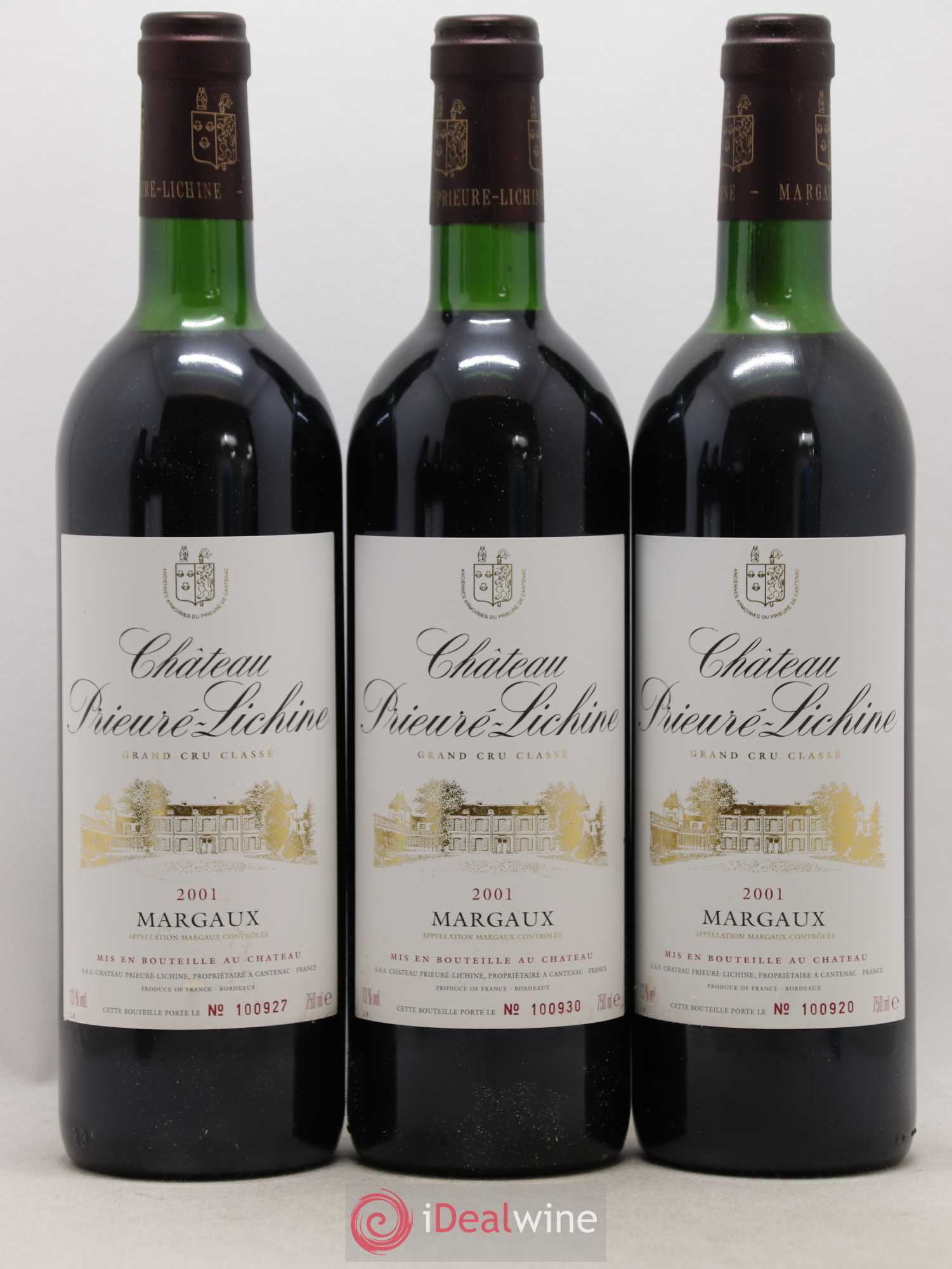 Château Prieuré Lichine 4ème Grand Cru Classé 2001 - Lot de 6 bouteilles - 2