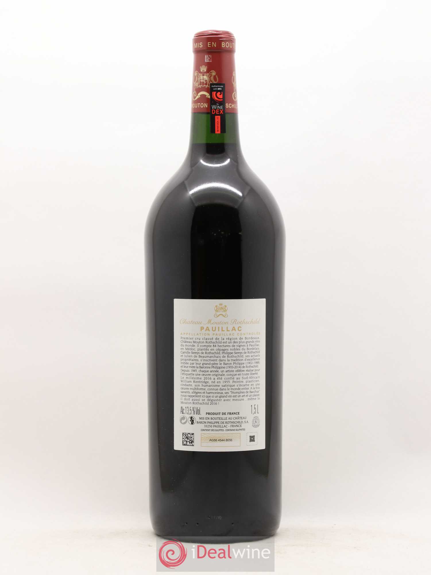 Château Mouton Rothschild 1er Grand Cru Classé 2016 - Lot de 1 magnum - 1