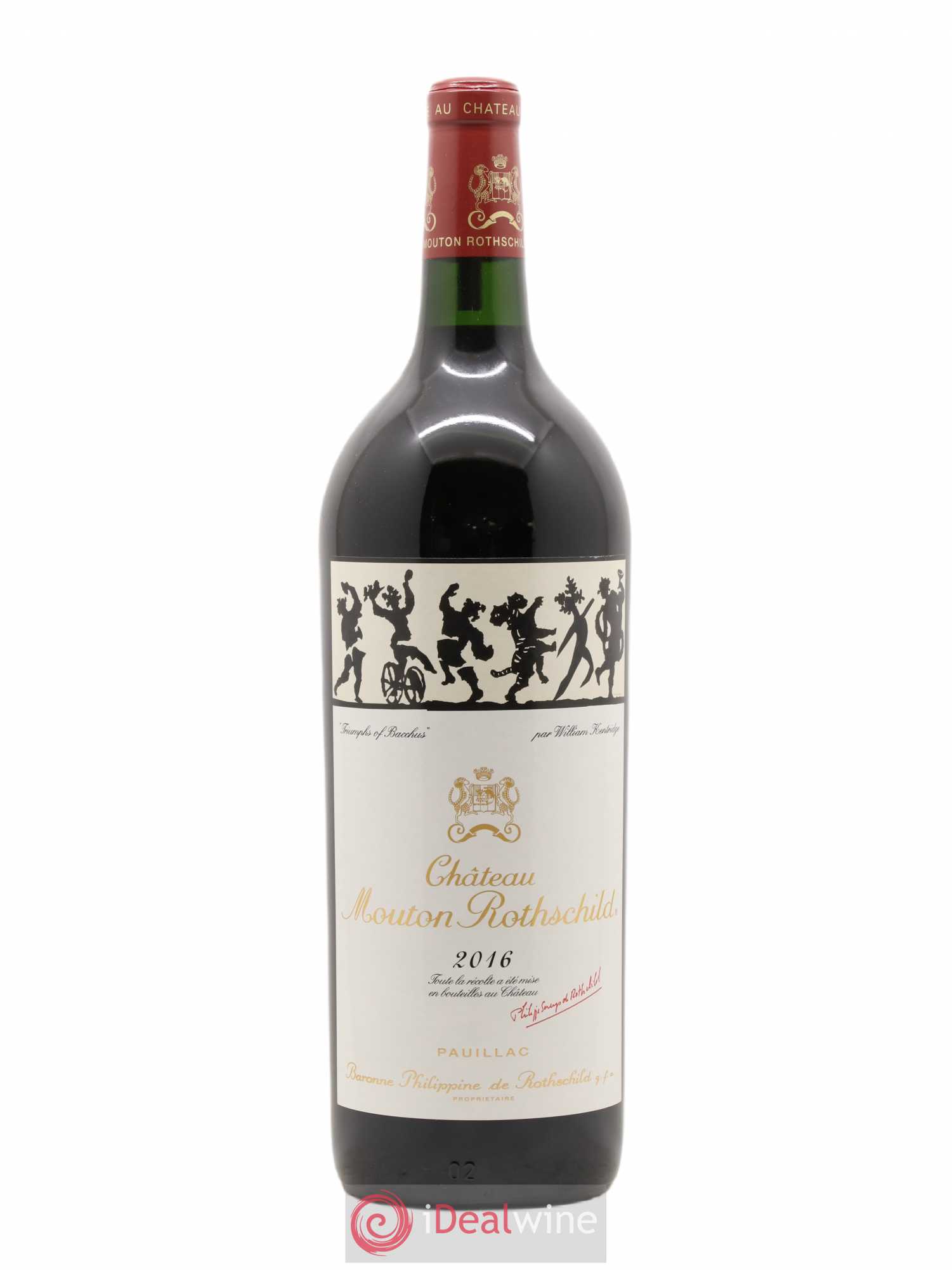 Château Mouton Rothschild 1er Grand Cru Classé 2016 - Lot de 1 magnum - 0