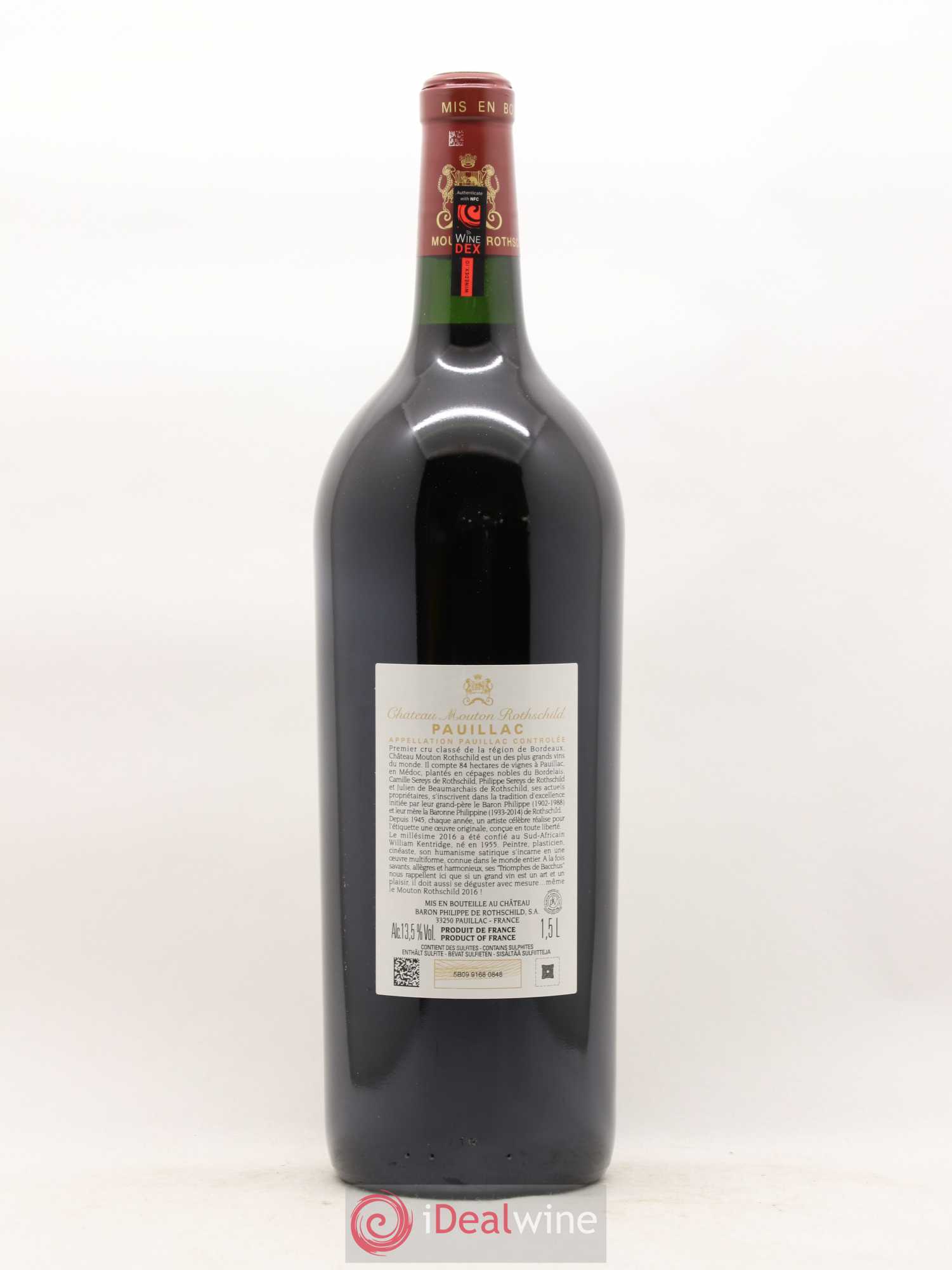 Château Mouton Rothschild 1er Grand Cru Classé 2016 - Lot de 1 magnum - 1