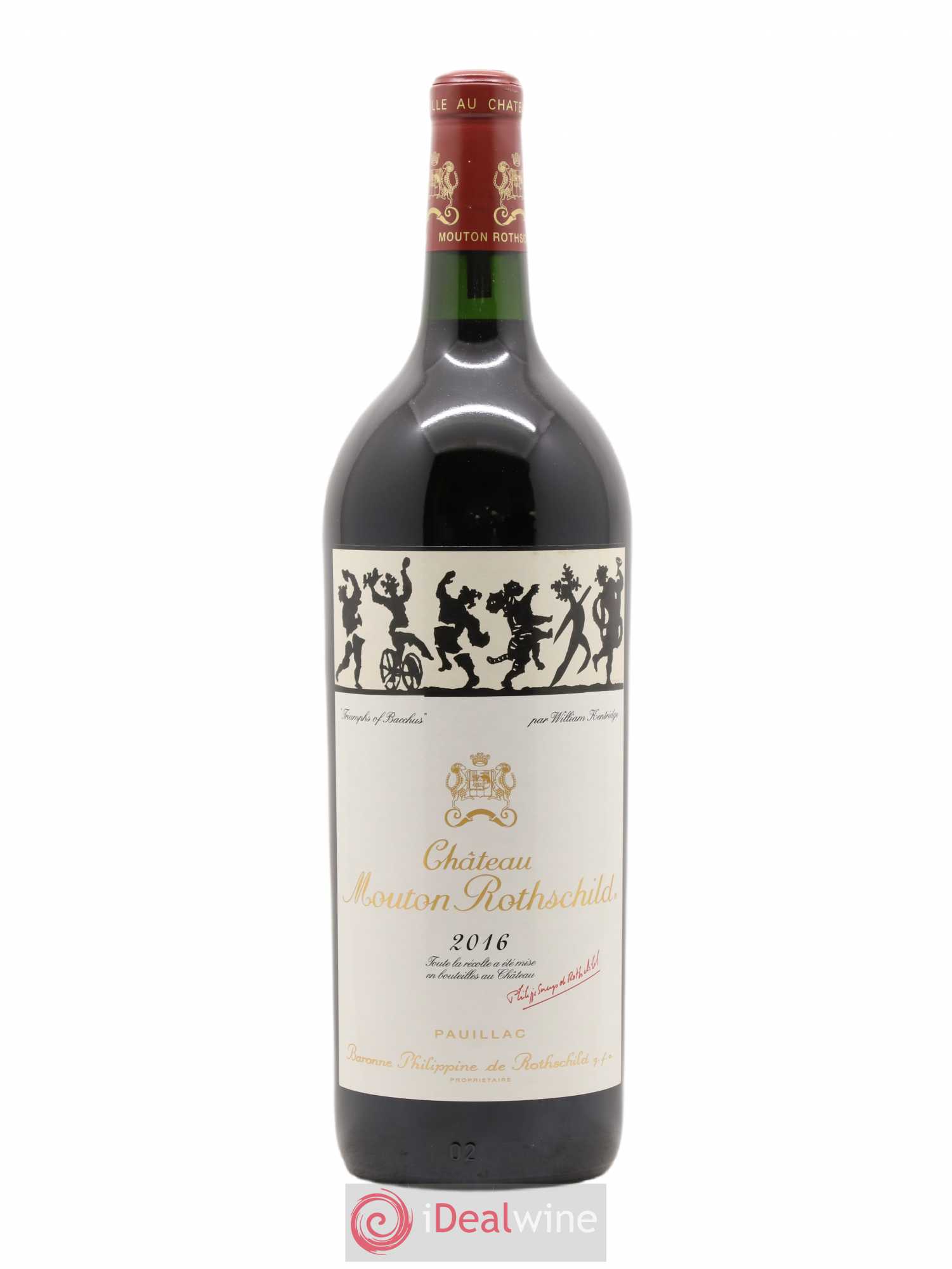 Château Mouton Rothschild 1er Grand Cru Classé 2016 - Lot de 1 magnum - 0