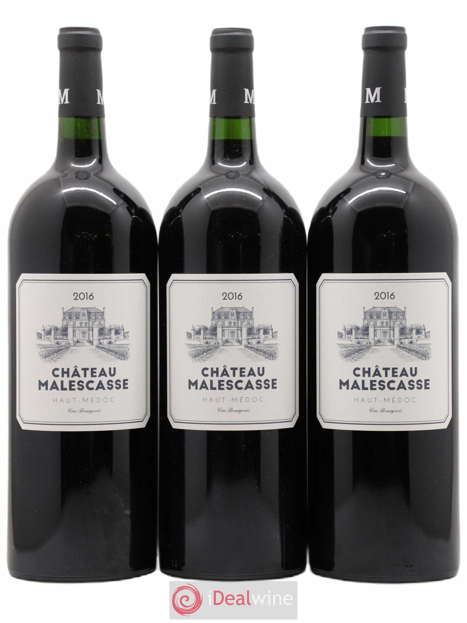 Château Malescasse Cru Bourgeois Exceptionnel 2016 - Lot de 3 magnums - 0