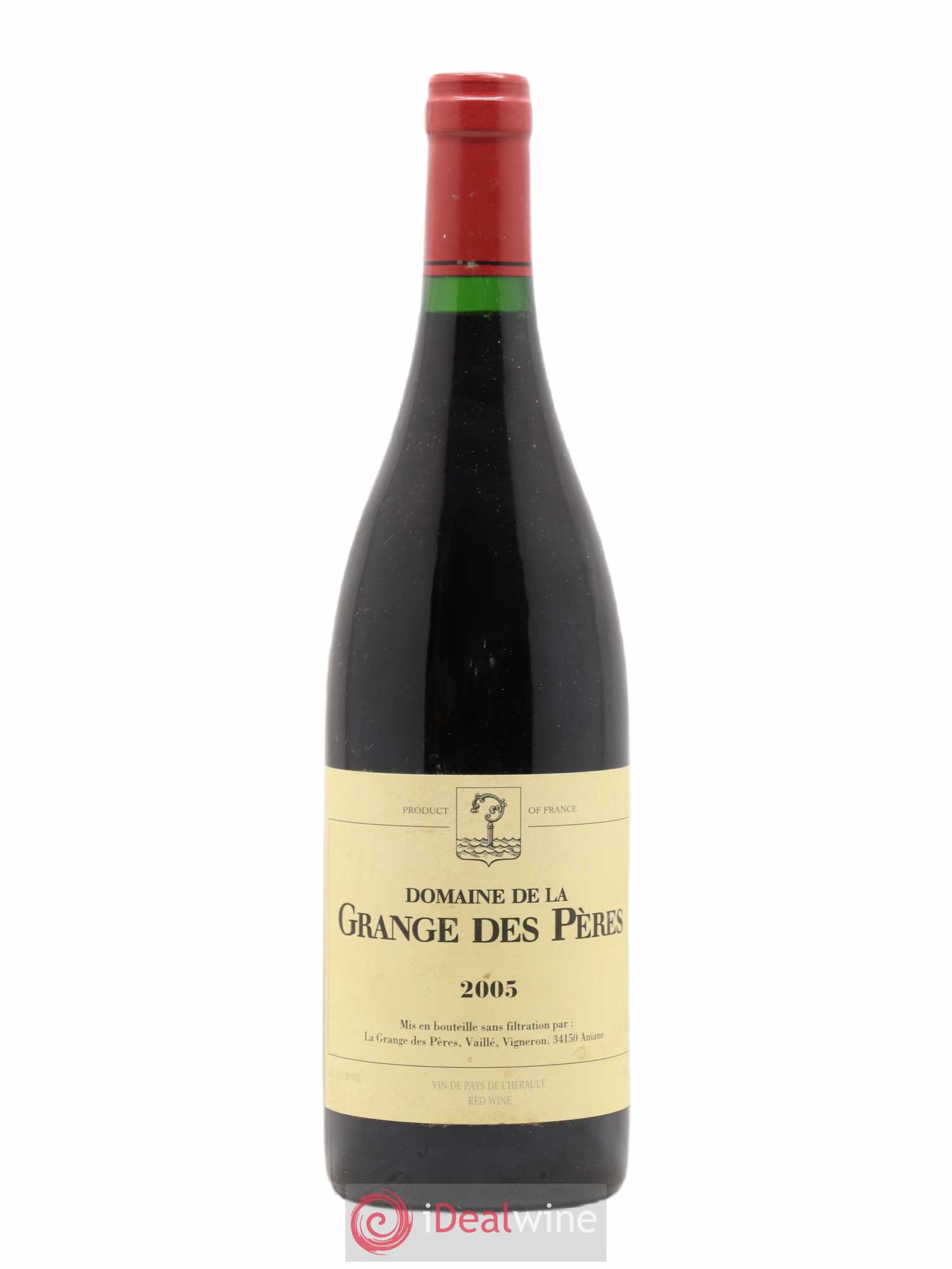 Pays d'Hérault Grange des Pères Laurent Vaillé 2005 - Lot de 1 bouteille - 0