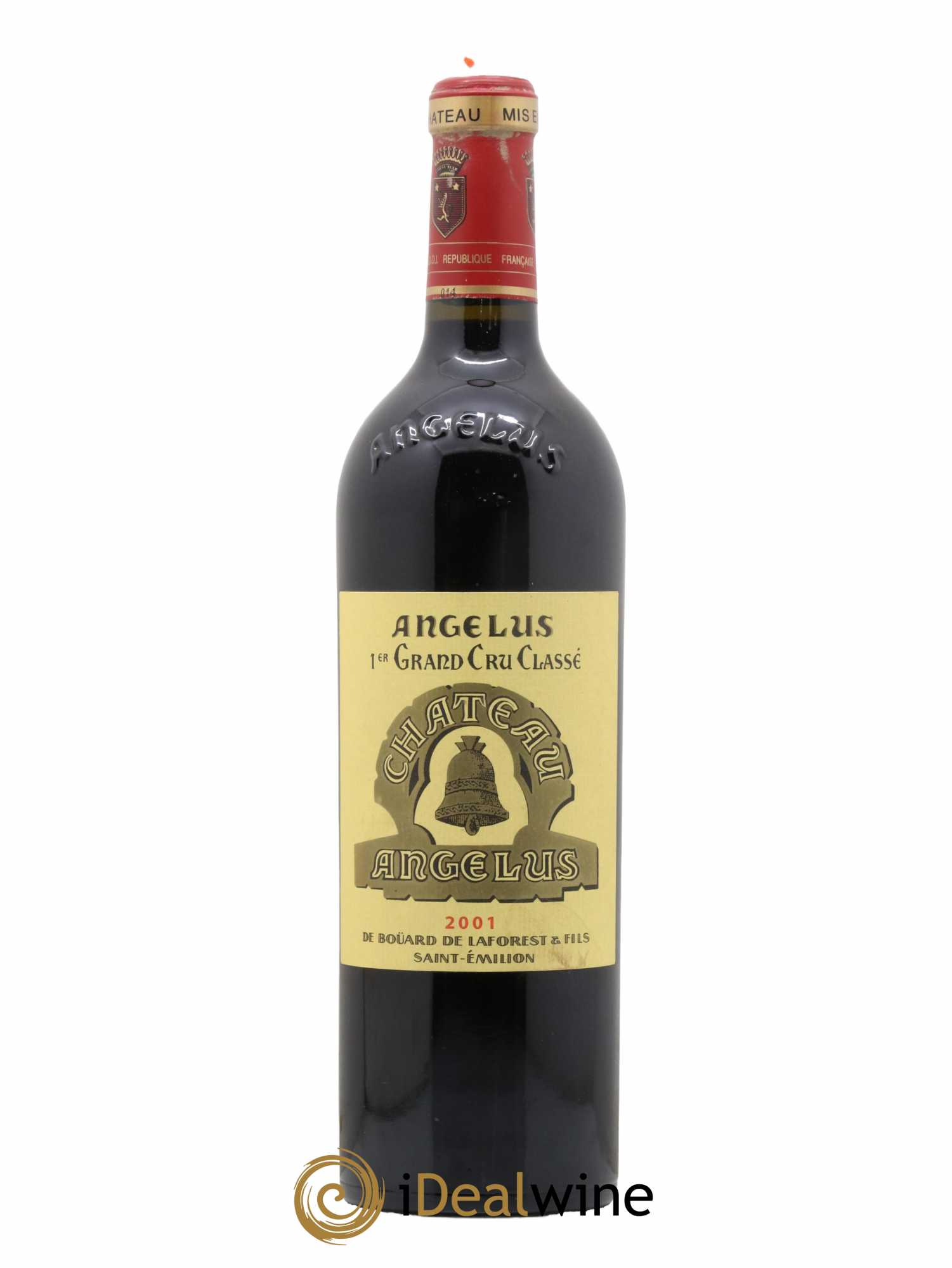 Château Angélus 1er Grand Cru Classé A 2001 - Lot de 1 bouteille - 0