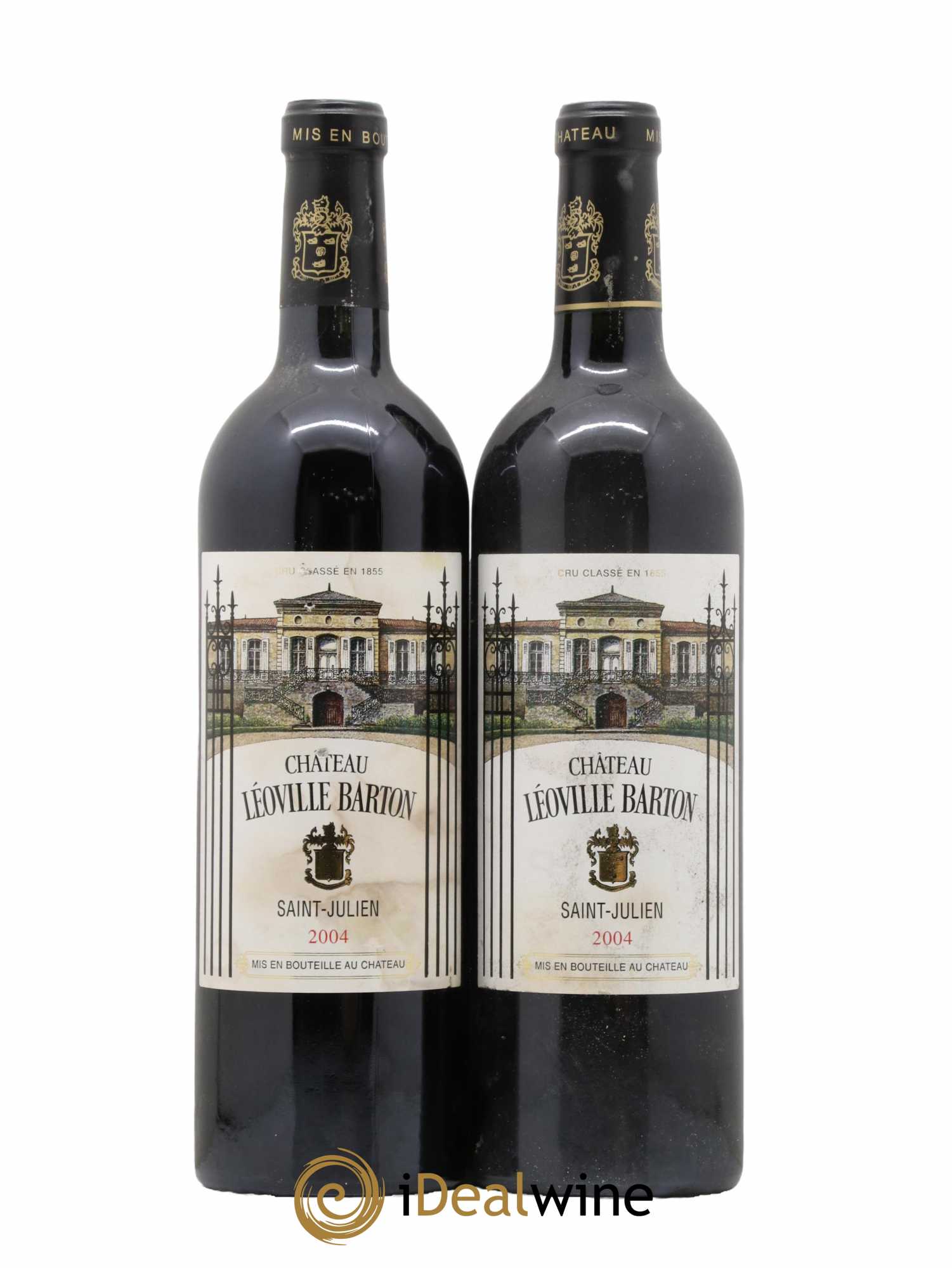 Château Léoville Barton 2ème Grand Cru Classé 2004 - Lot de 2 bouteilles - 0