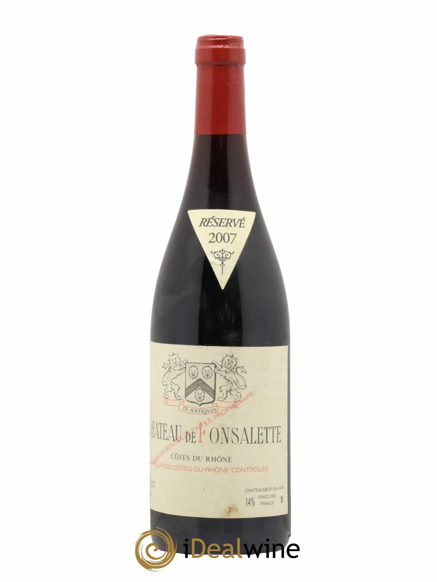 Côtes-du-Rhône Château de Fonsalette Emmanuel Reynaud 2007 - Lot de 1 bouteille - 0