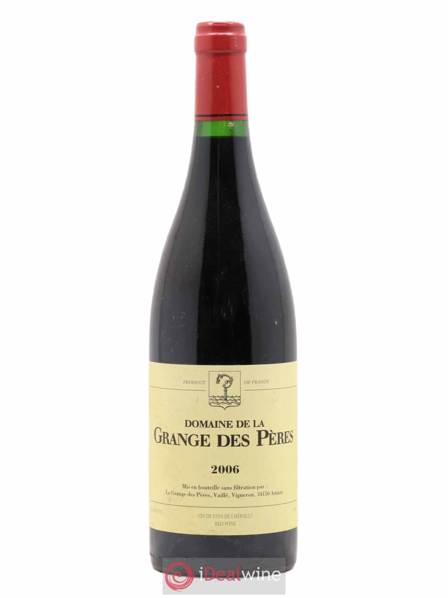 Pays d'Hérault Grange des Pères Laurent Vaillé 2006 - Lot de 1 bouteille - 0