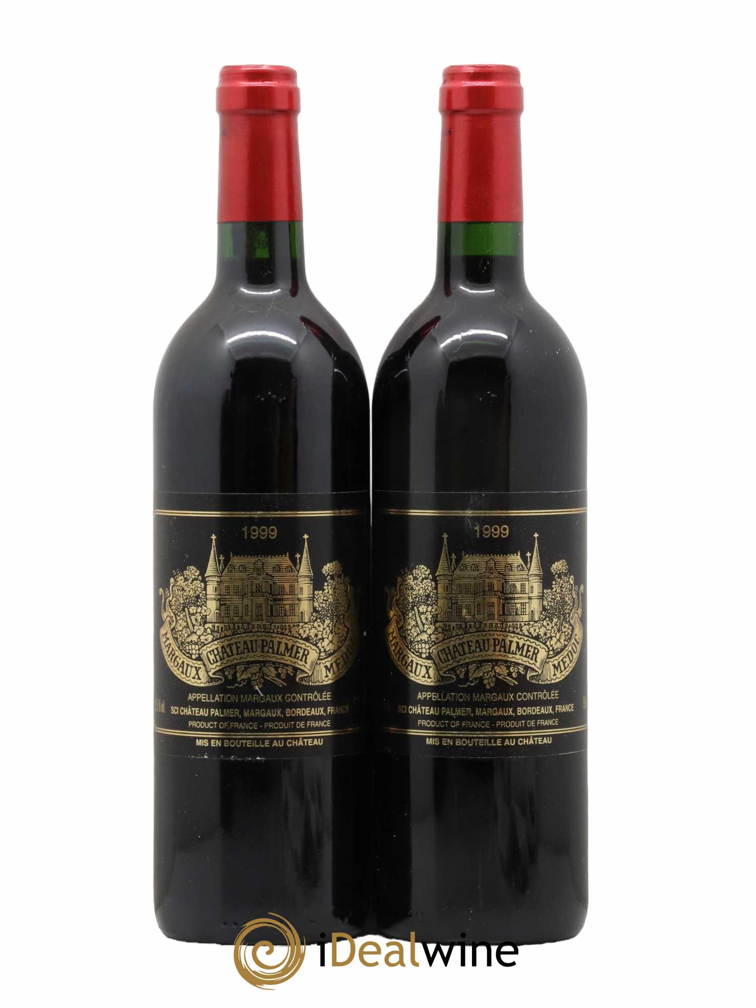 Château Palmer 3ème Grand Cru Classé 1999 - Lot de 2 bouteilles - 0