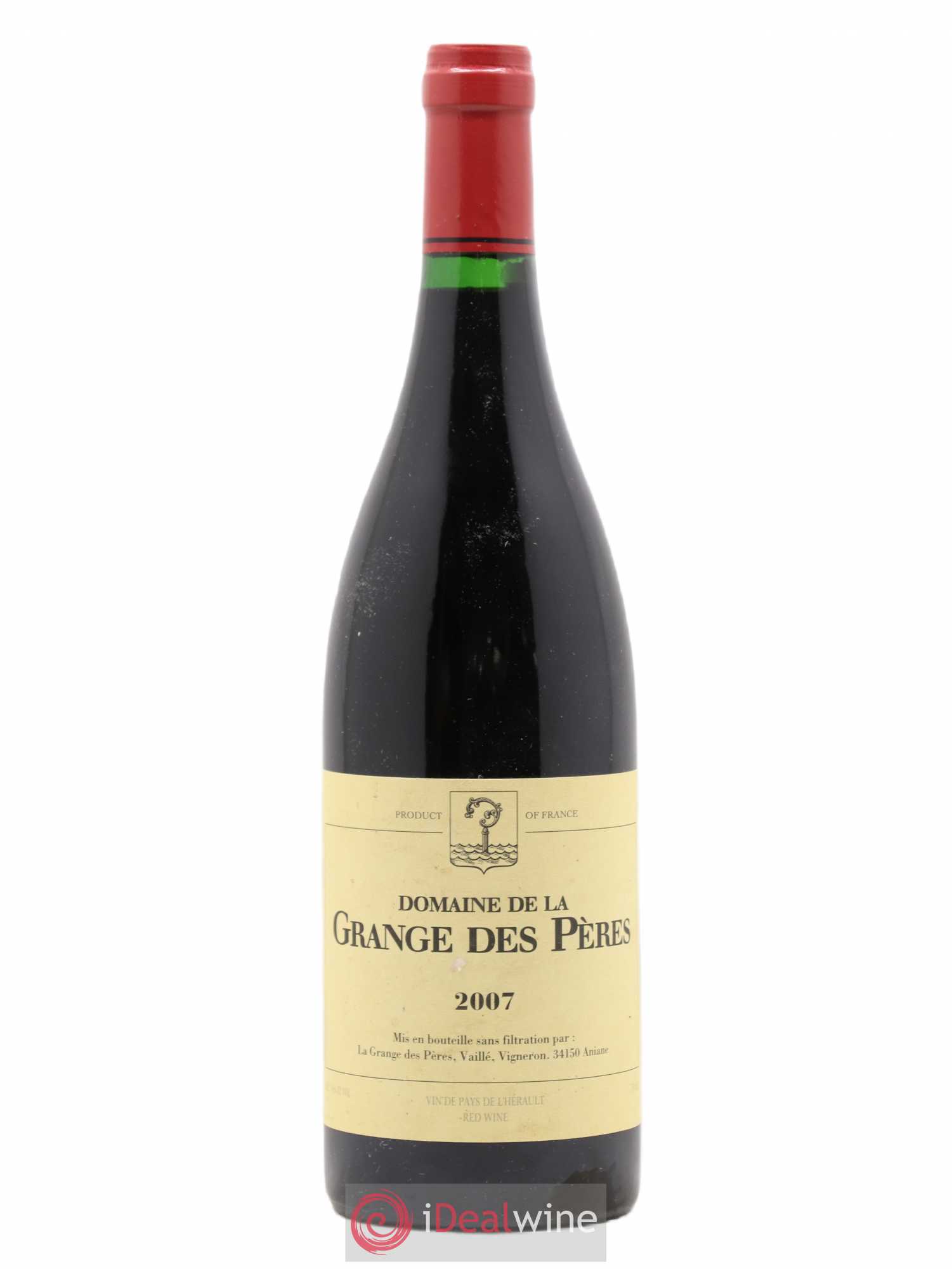 Pays d'Hérault Grange des Pères Laurent Vaillé 2007 - Lot de 1 bouteille - 0