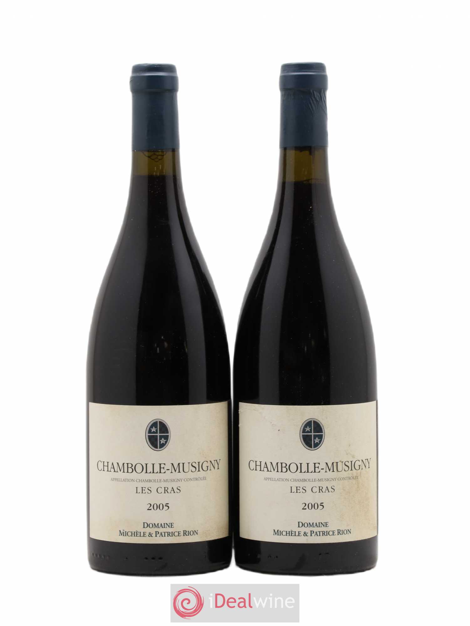 Chambolle-Musigny 1er Cru Les Cras Patrice Rion 2005 - Lot de 2 bouteilles - 0