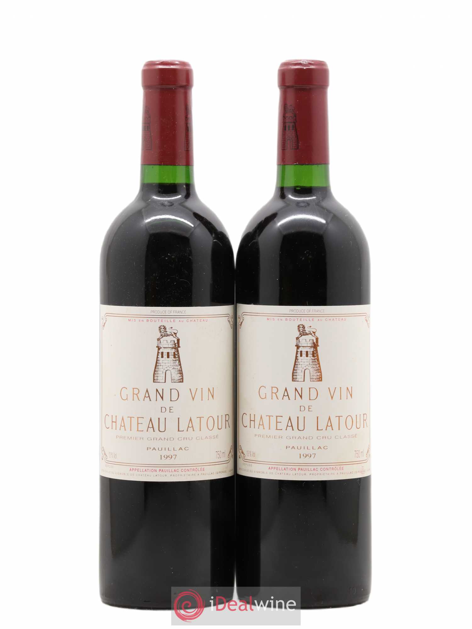 Château Latour 1er Grand Cru Classé 1997 - Lot de 2 bouteilles - 0