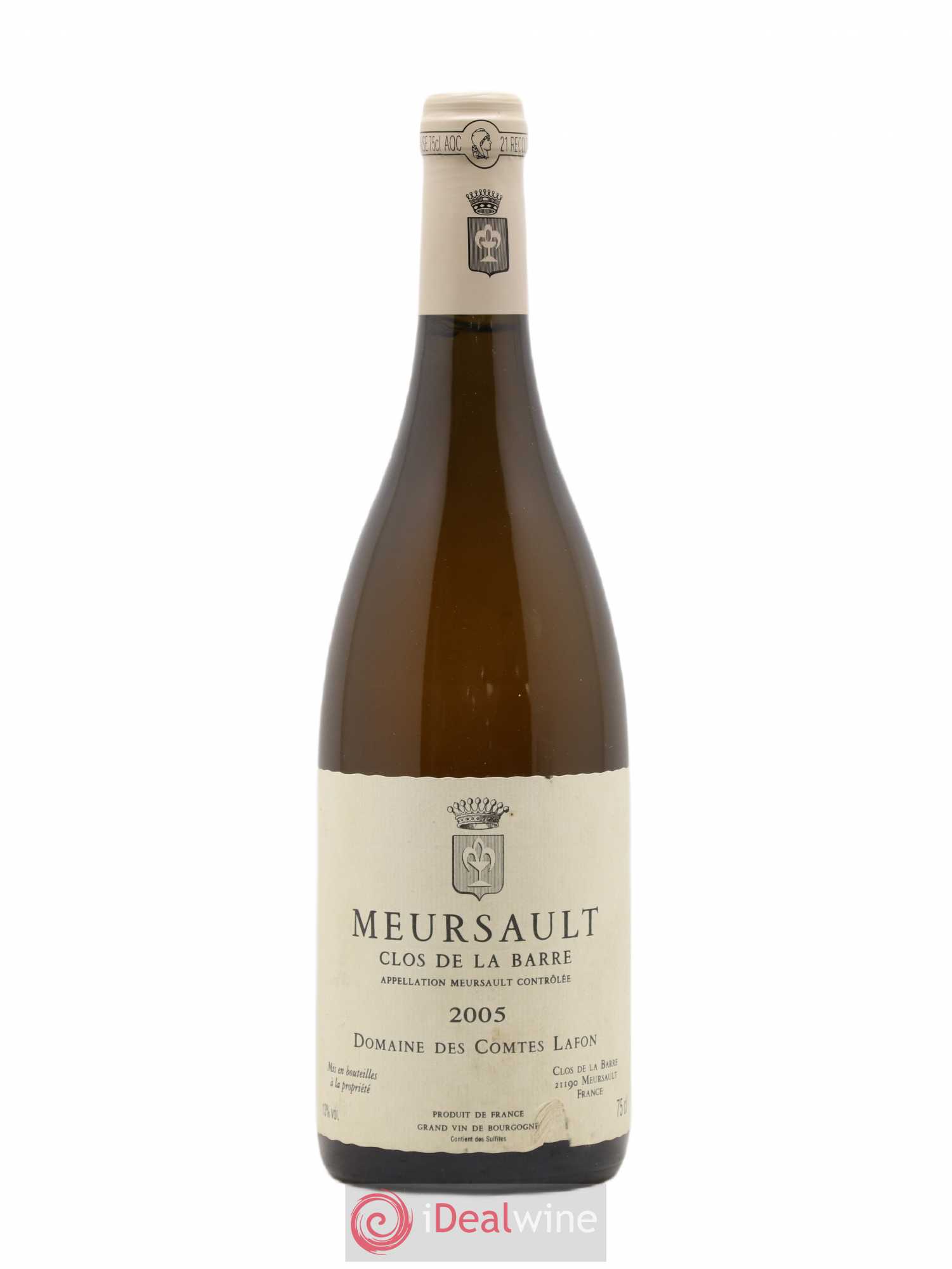 Meursault Clos de la Barre Comtes Lafon (Domaine des) 2005 - Lot de 1 bouteille - 0