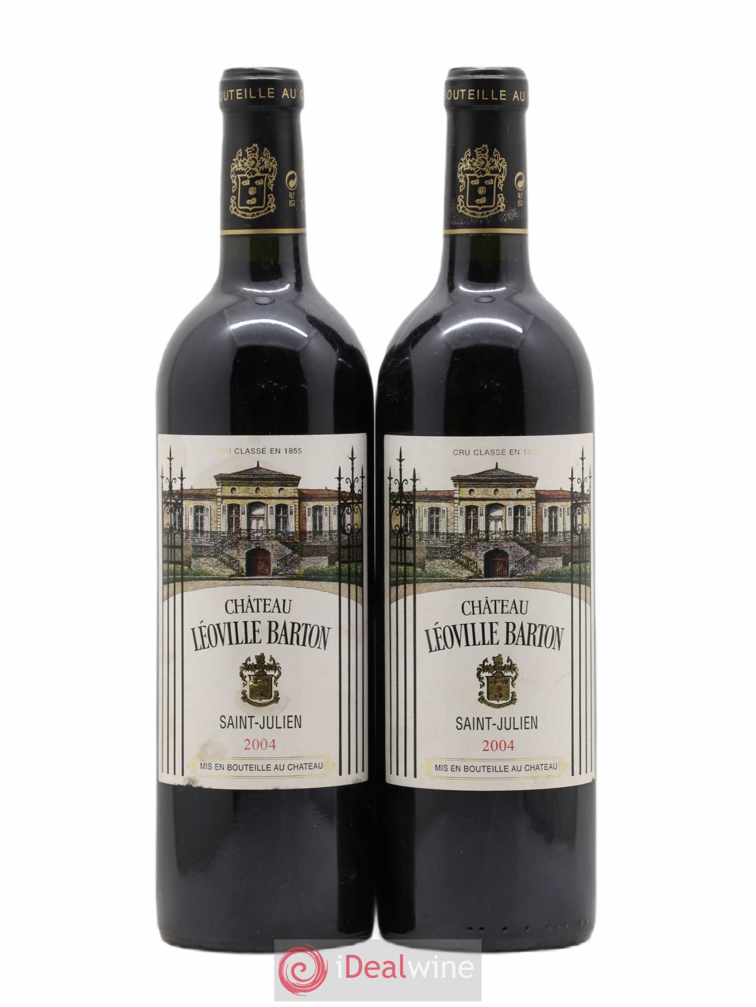 Château Léoville Barton 2ème Grand Cru Classé 2004 - Lot de 2 bouteilles - 0