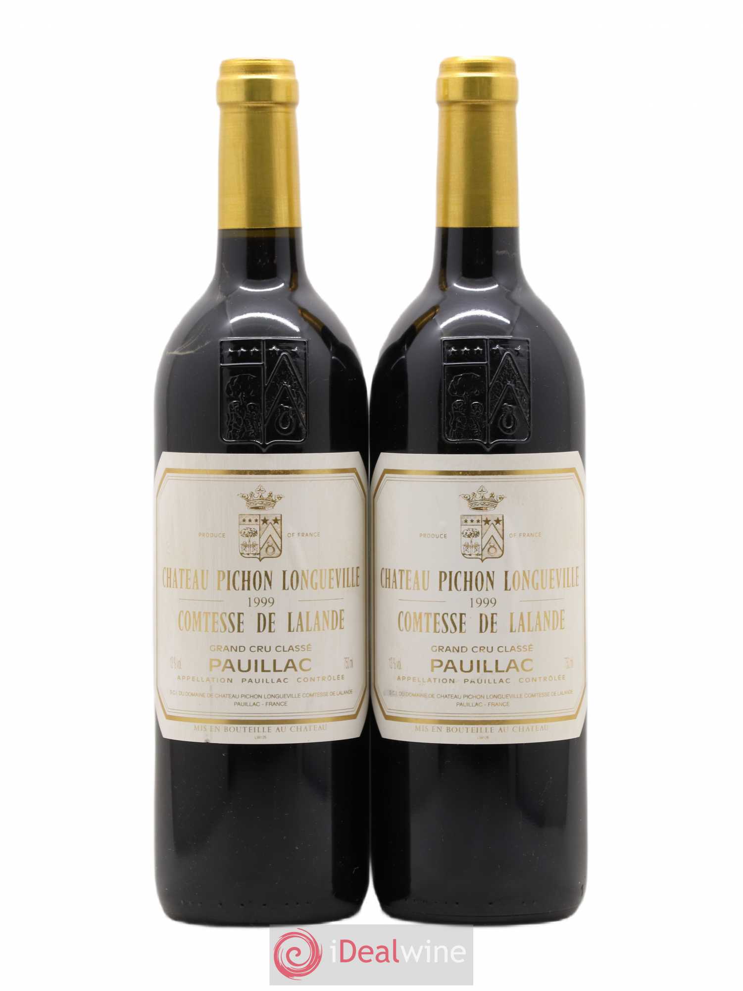 Château Pichon Longueville Comtesse de Lalande 2ème Grand Cru Classé 1999 - Lot de 2 bouteilles - 0