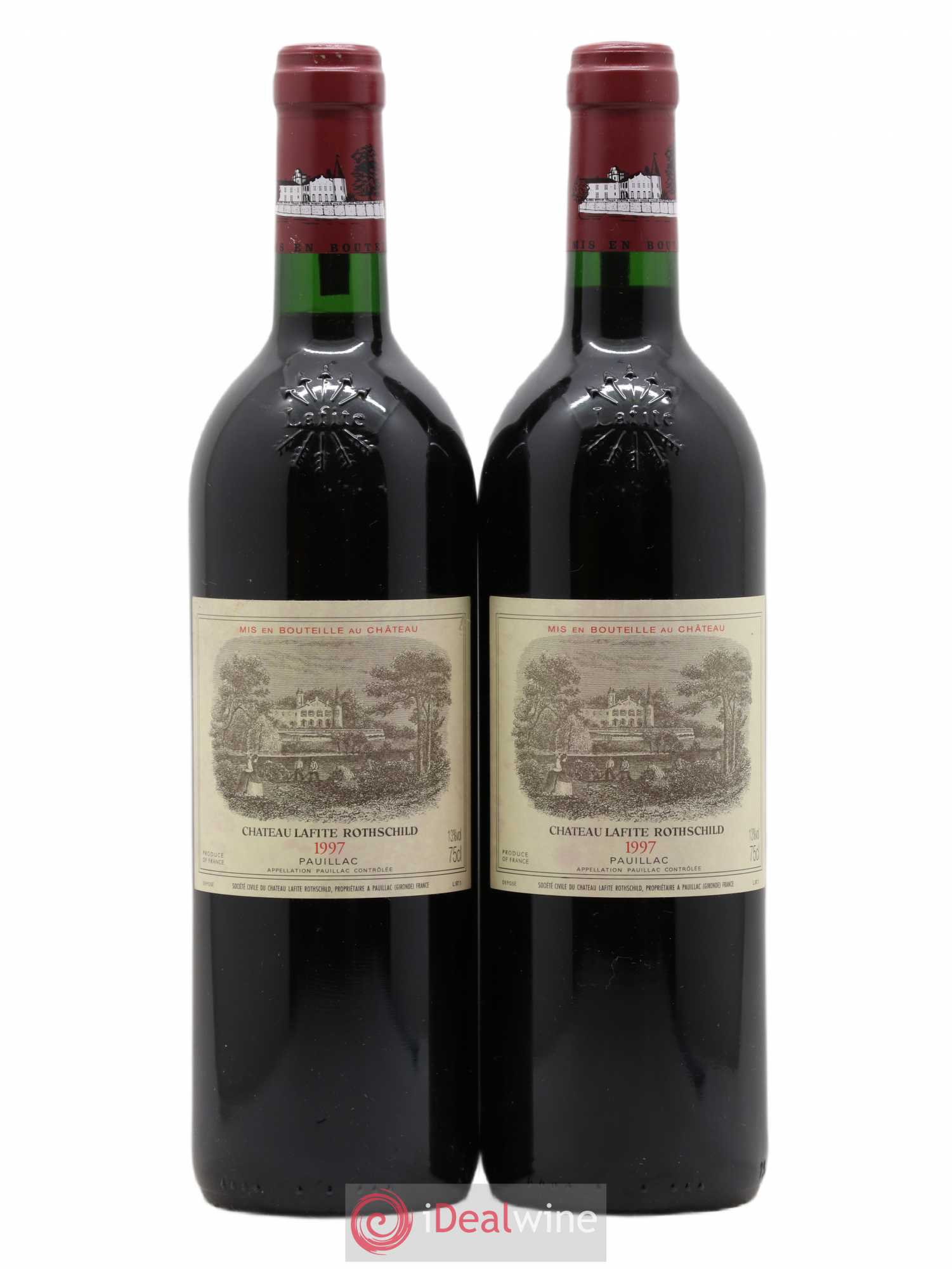 Château Lafite Rothschild 1er Grand Cru Classé 1997 - Lot de 2 bouteilles - 0