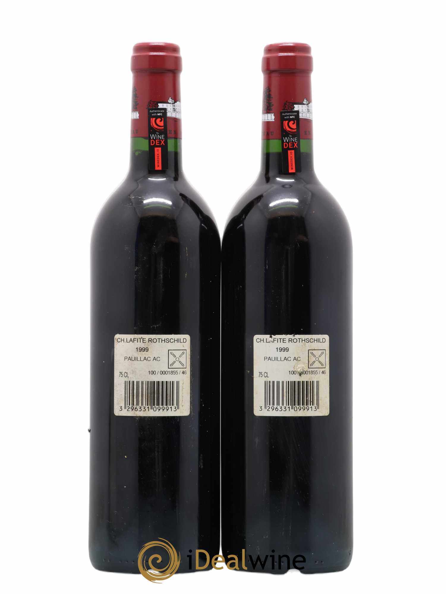 Château Lafite Rothschild 1er Grand Cru Classé 1999 - Lot de 2 bouteilles - 1