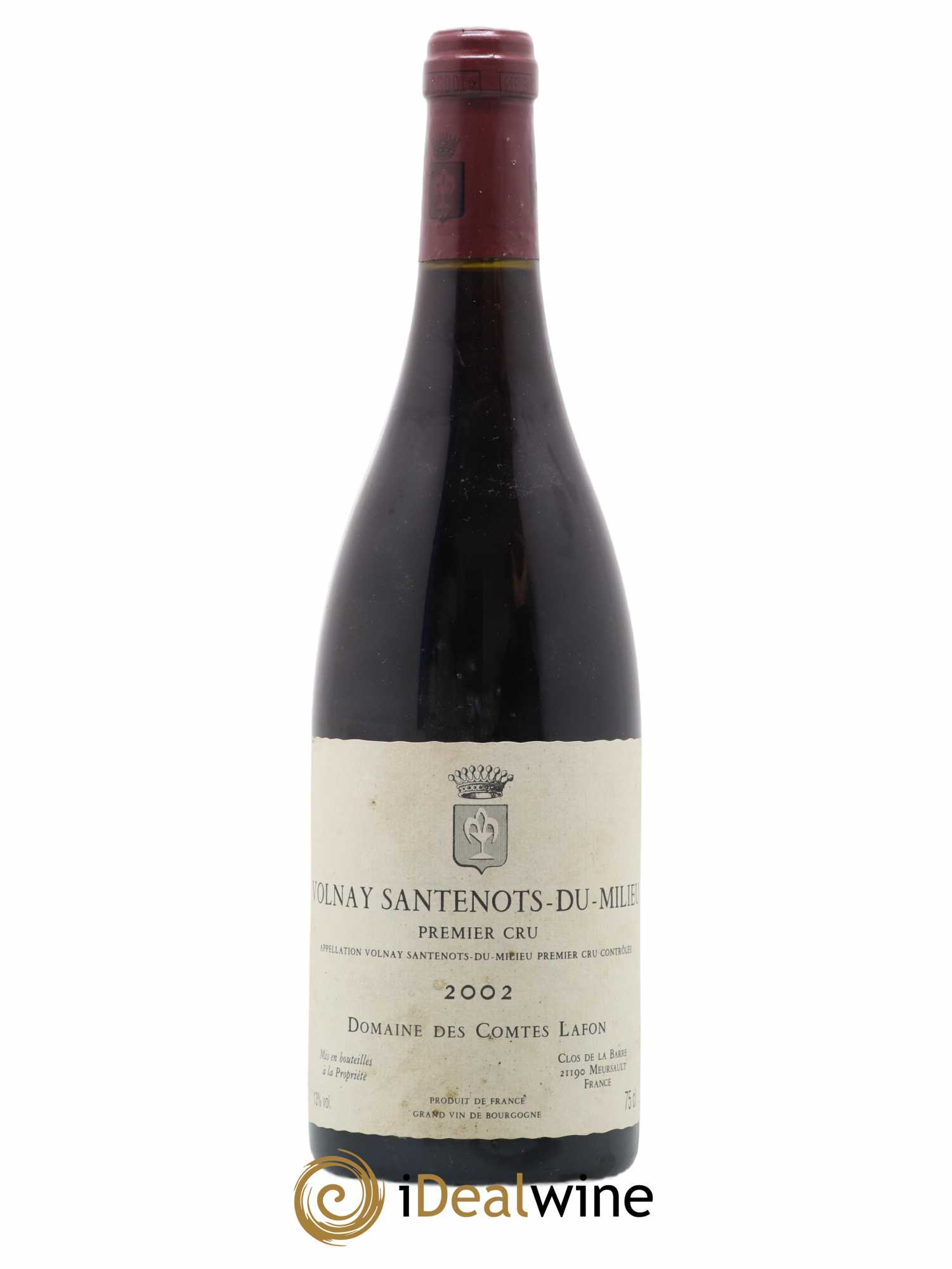 Volnay 1er Cru Santenots du Milieu Comtes Lafon (Domaine des) 2002 - Lot de 1 bouteille - 0