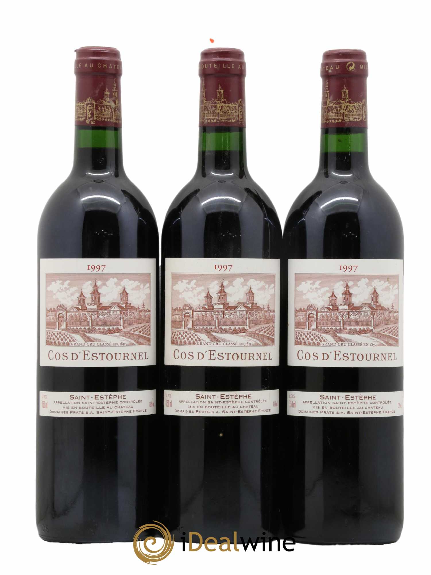 Cos d'Estournel 2ème Grand Cru Classé 1997 - Lot de 3 bouteilles - 0