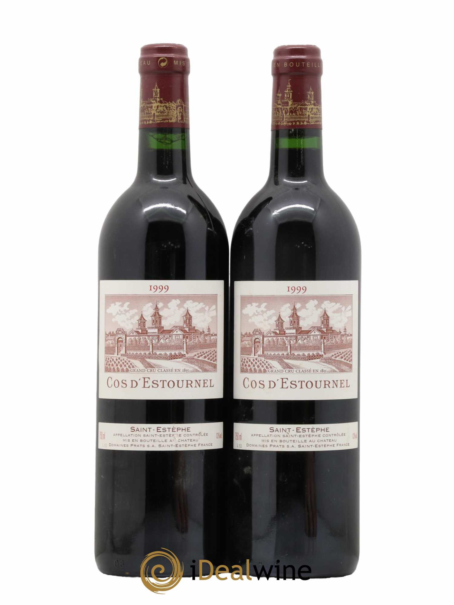 Cos d'Estournel 2ème Grand Cru Classé 1999 - Lot de 2 bouteilles - 0