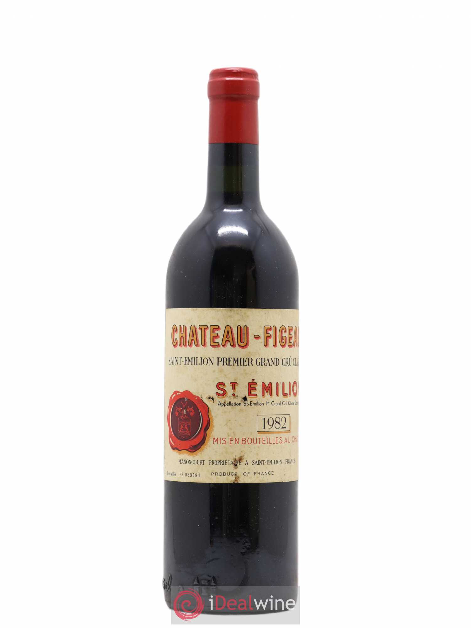 Château Figeac 1er Grand Cru Classé A 1982 - Lot de 1 bouteille - 0