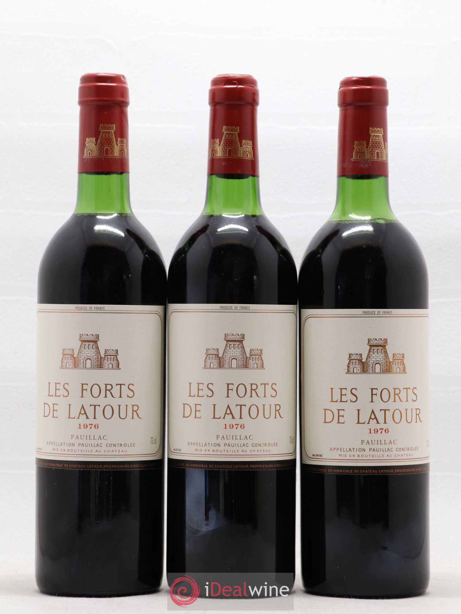 Les Forts de Latour Second Vin 1976 - Lot de 12 bouteilles - 2