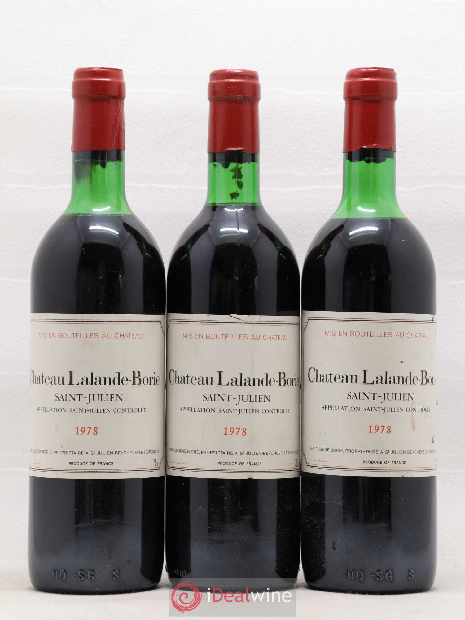 Château Lalande Borie 1978 - Lot de 12 bouteilles - 2