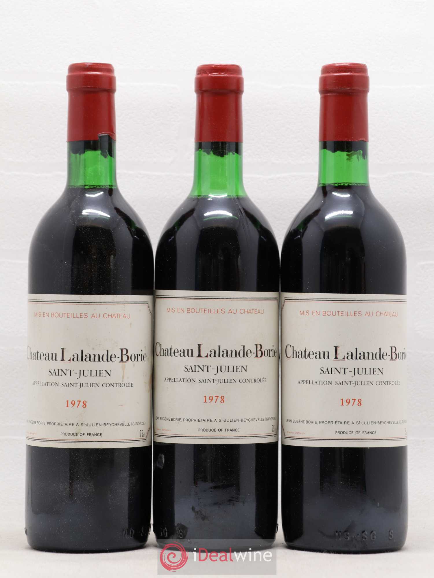 Château Lalande Borie 1978 - Lot de 12 bouteilles - 3