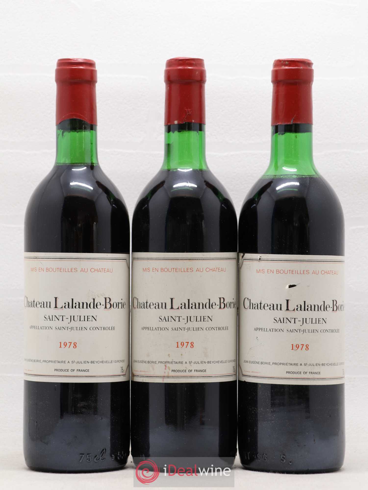 Château Lalande Borie 1978 - Lot de 12 bouteilles - 4