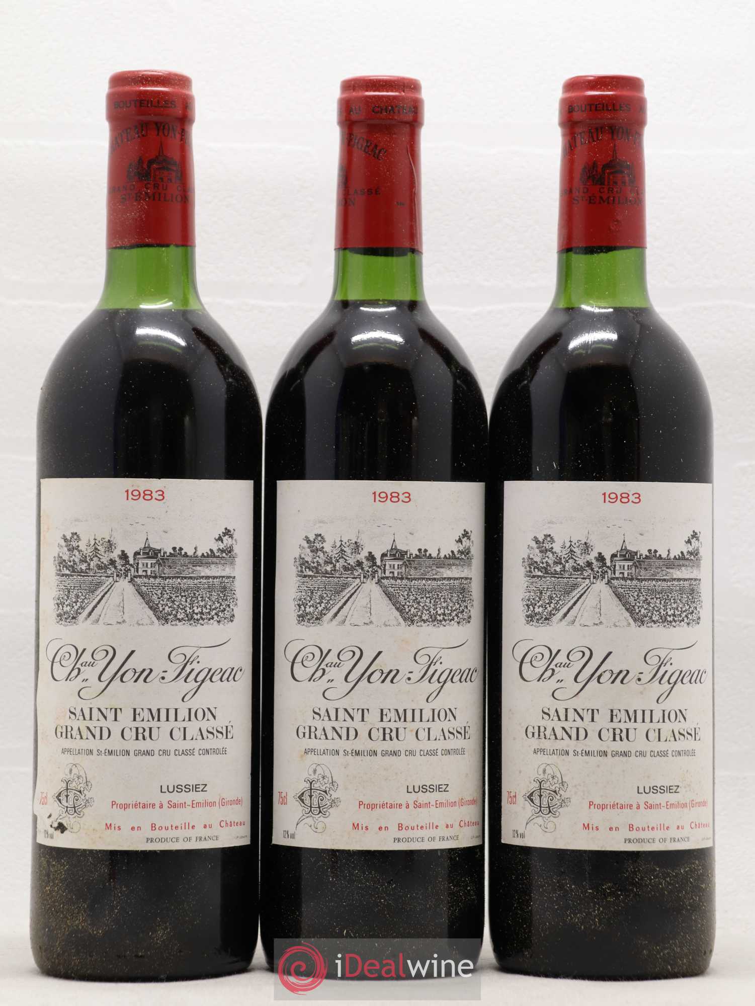 Château Yon Figeac Grand Cru Classé 1983 - Lot de 12 bouteilles - 2